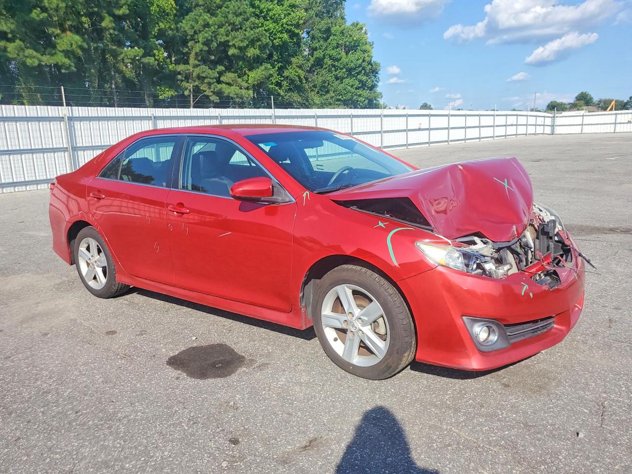 2012 Toyota Camry Se Красный vin: 4T1BF1FK6CU625730