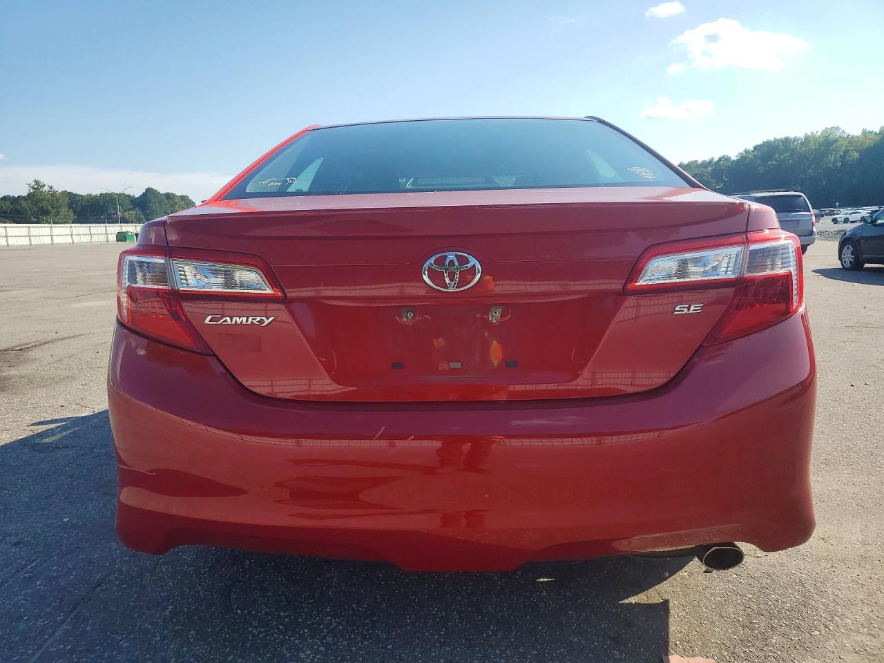 2012 Toyota Camry Se Красный vin: 4T1BF1FK6CU625730