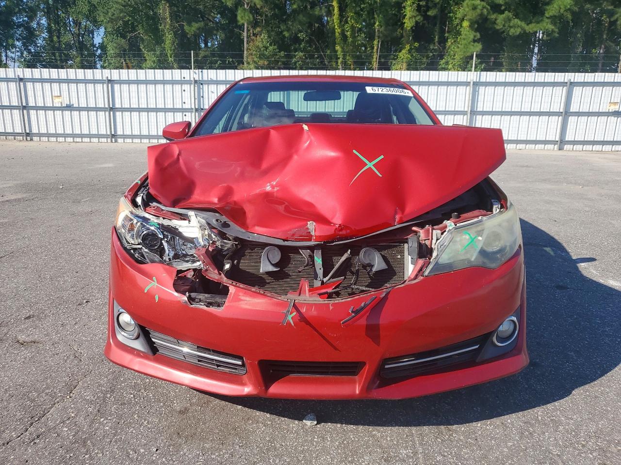 2012 Toyota Camry Se Красный vin: 4T1BF1FK6CU625730