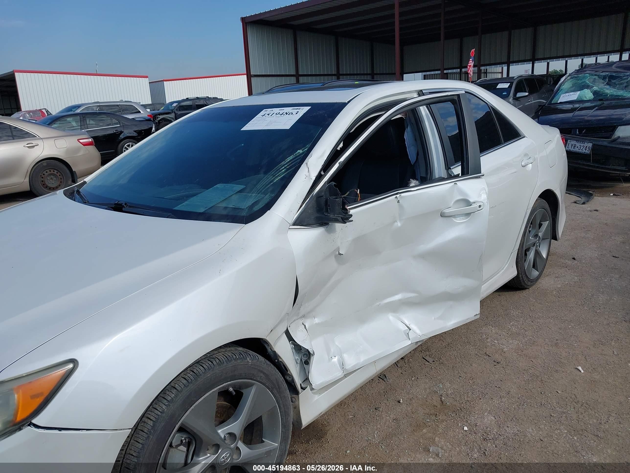 2012 Toyota Camry Se Limited Edition White vin: 4T1BF1FK6CU626800