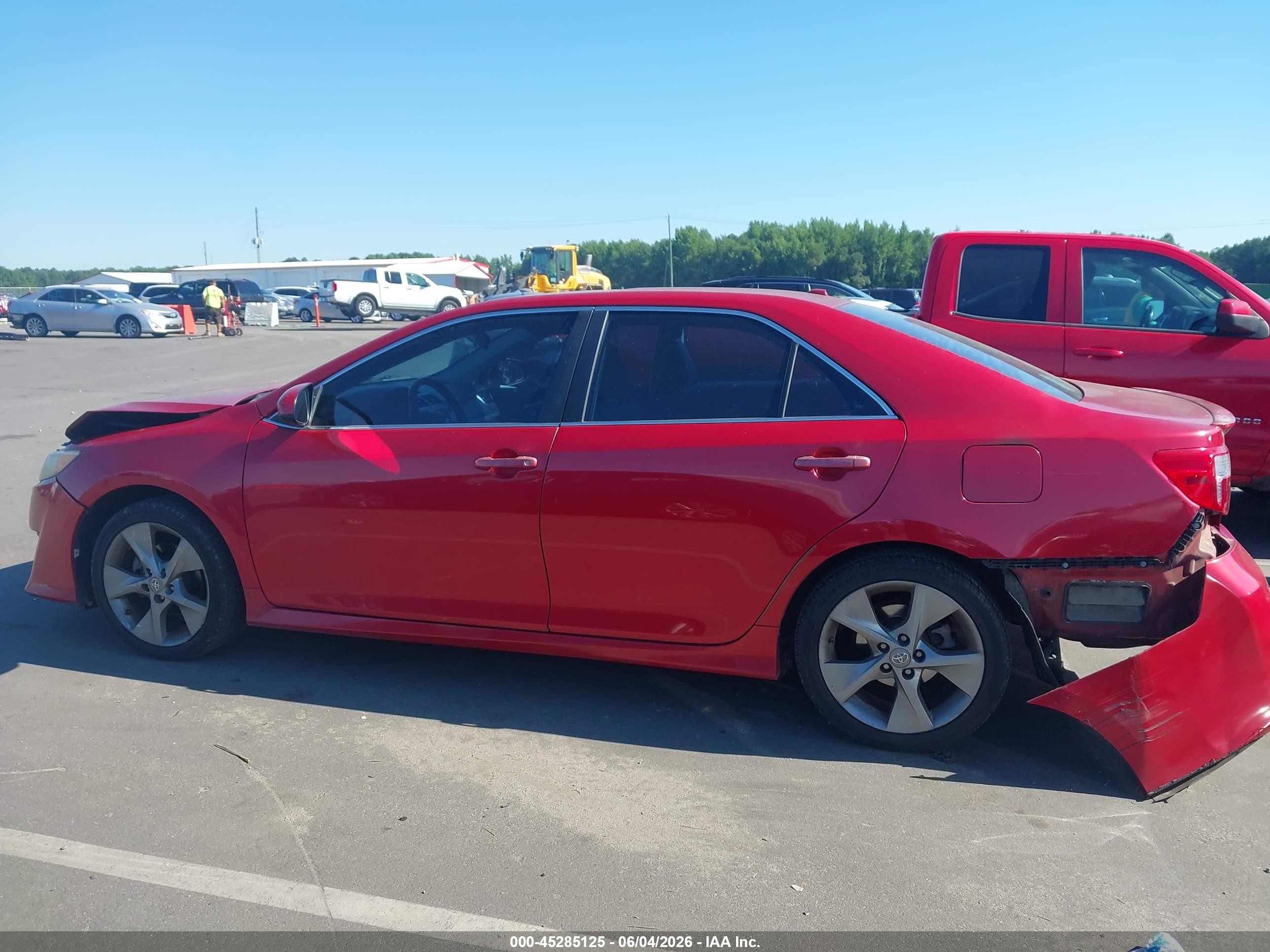 2012 Toyota Camry Se Limited Edition Красный vin: 4T1BF1FK6CU631642