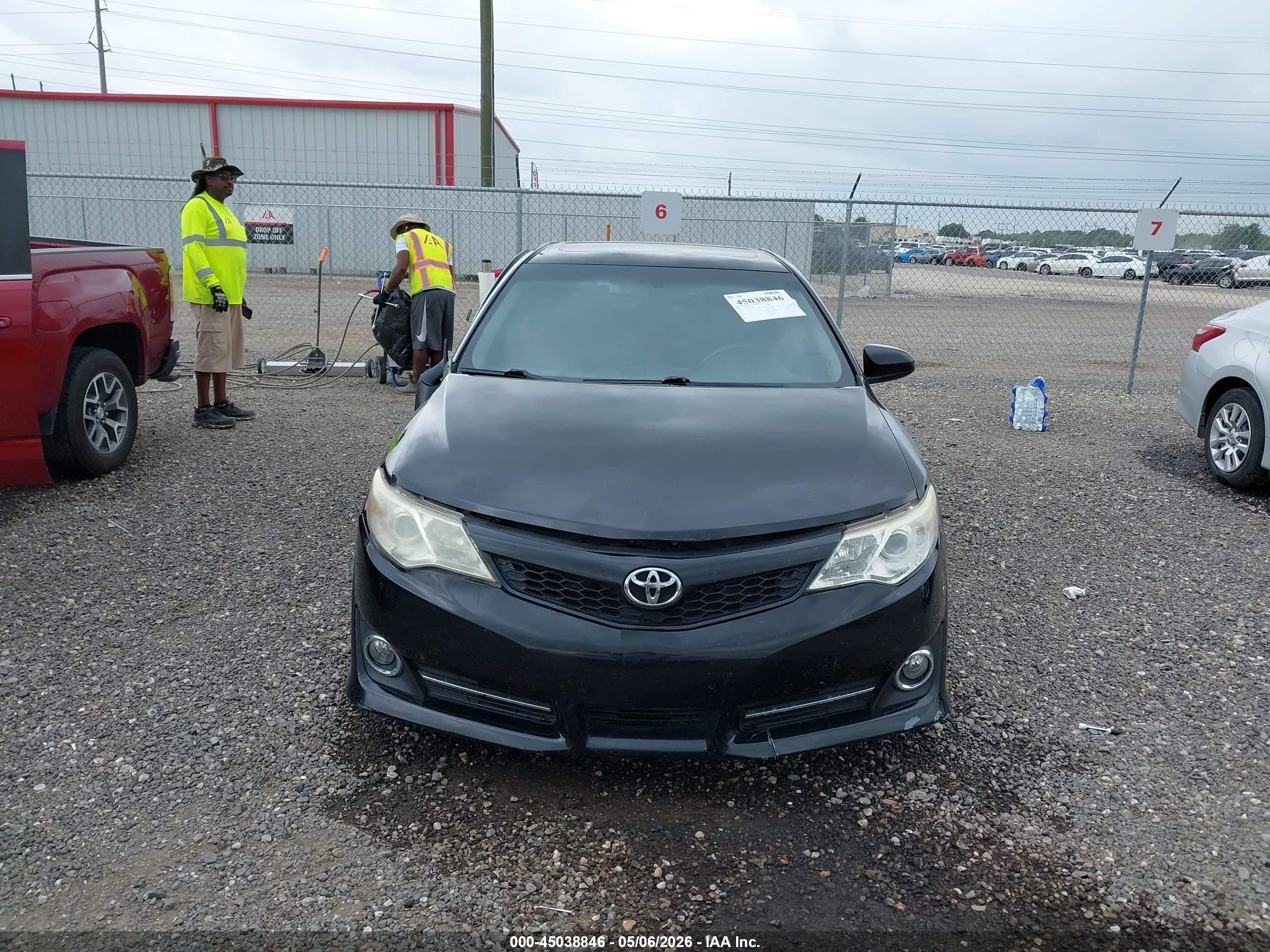 2012 Toyota Camry Se Black vin: 4T1BF1FK6CU634900