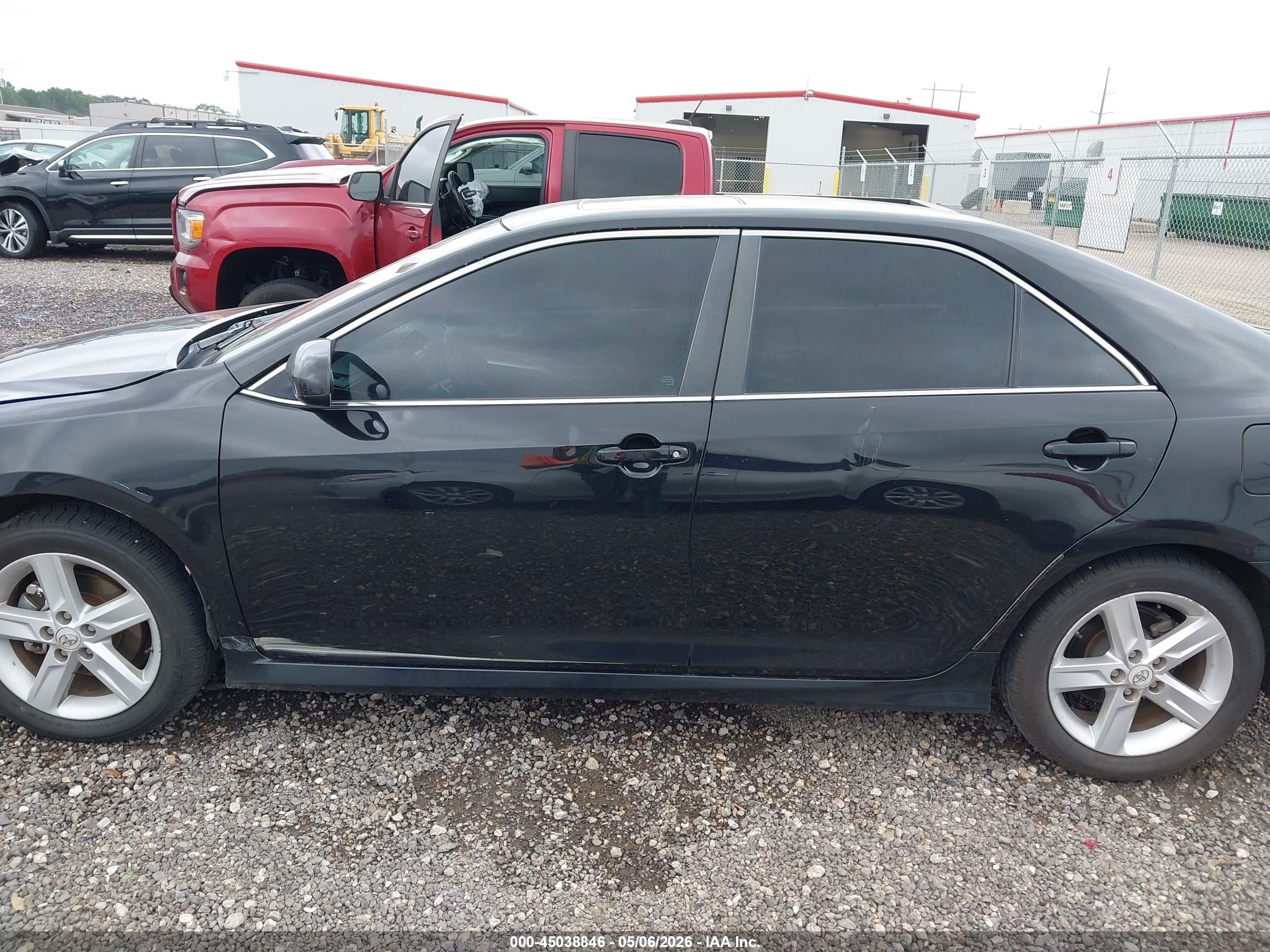 2012 Toyota Camry Se Black vin: 4T1BF1FK6CU634900