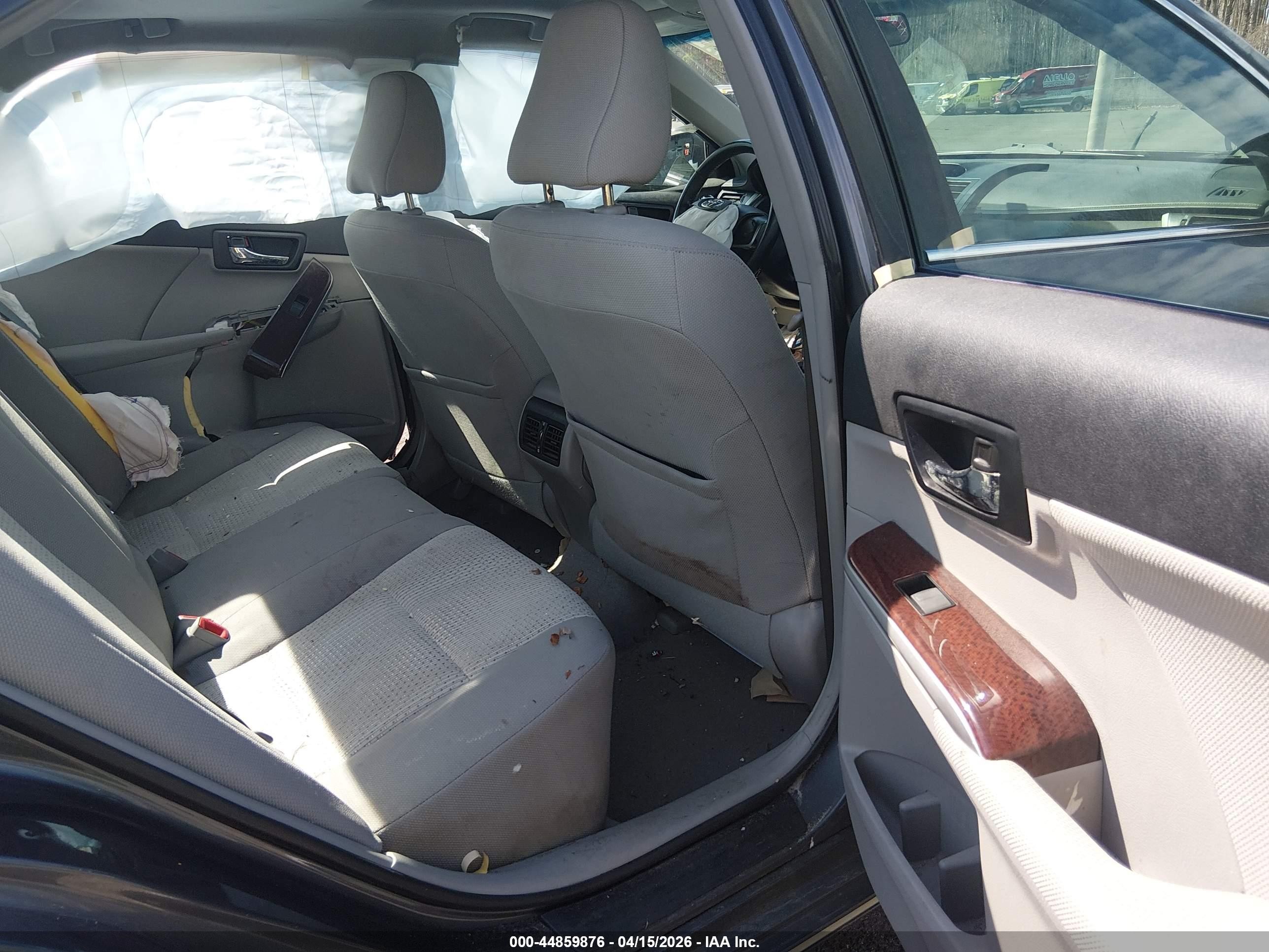 2012 Toyota Camry Xle Gray vin: 4T1BF1FK6CU635495