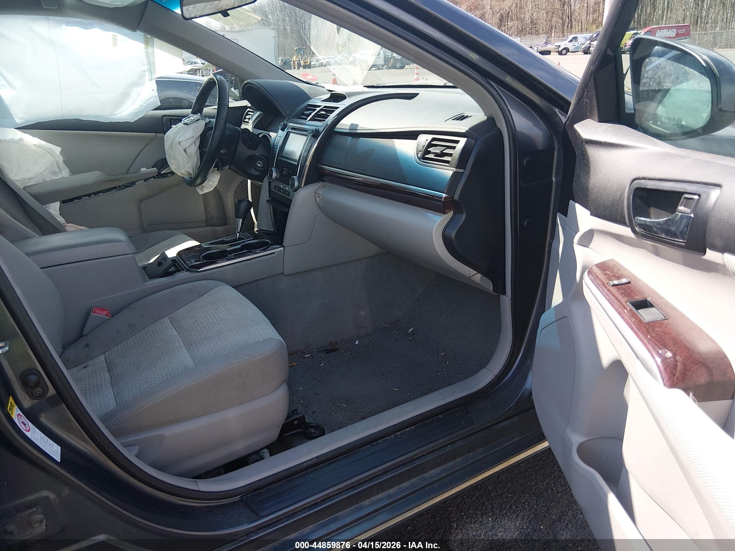2012 Toyota Camry Xle Gray vin: 4T1BF1FK6CU635495