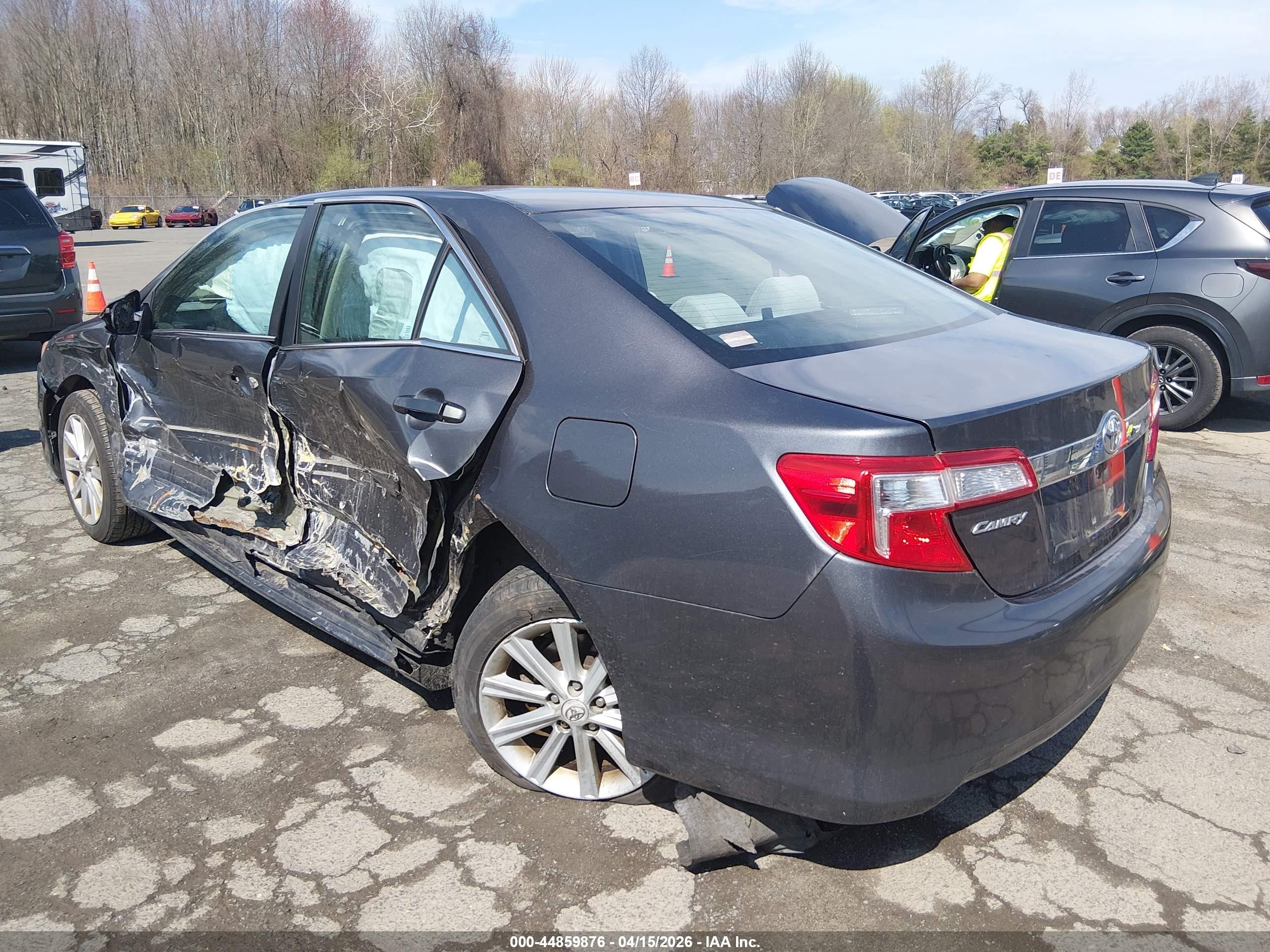 2012 Toyota Camry Xle Gray vin: 4T1BF1FK6CU635495