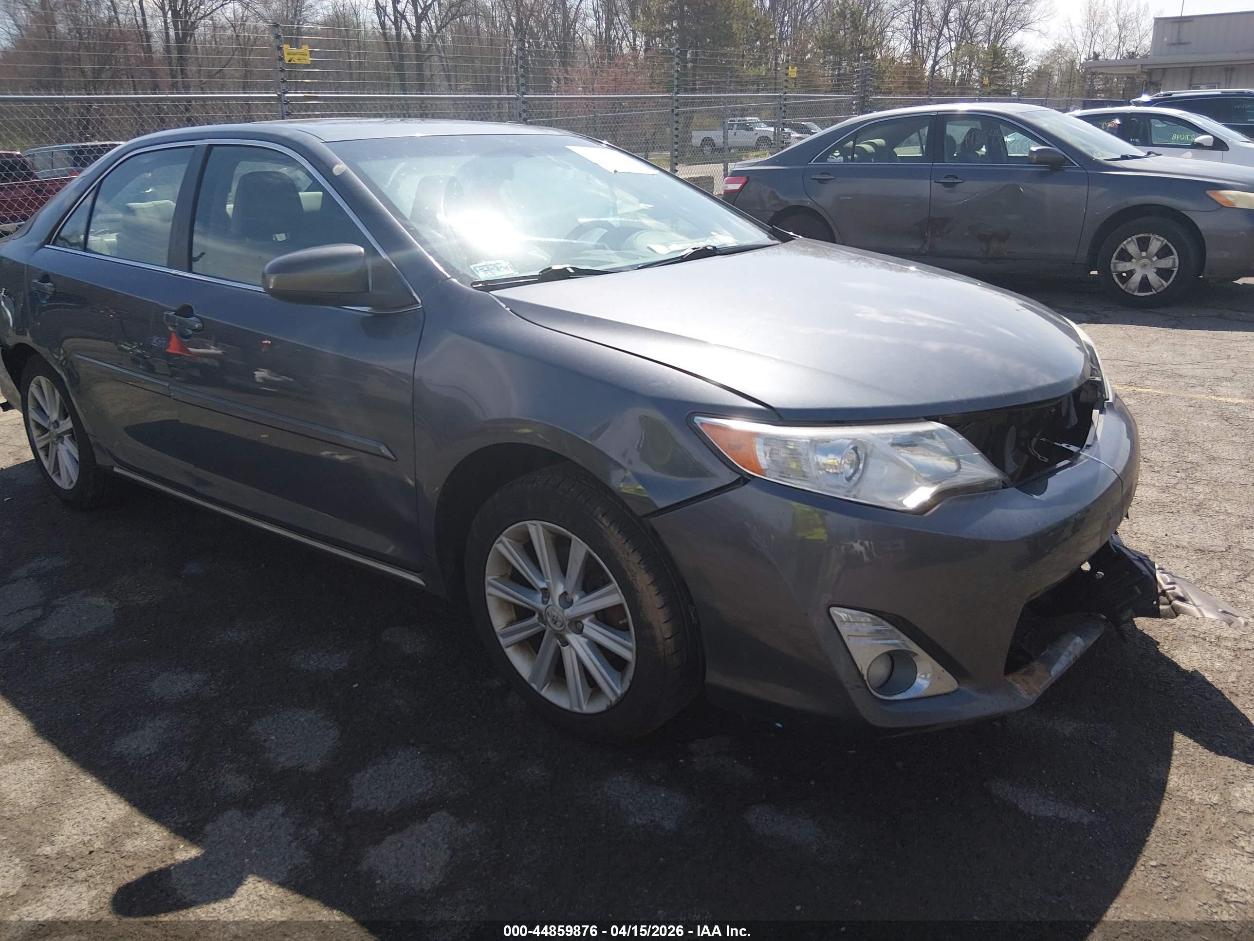 2012 Toyota Camry Xle Gray vin: 4T1BF1FK6CU635495