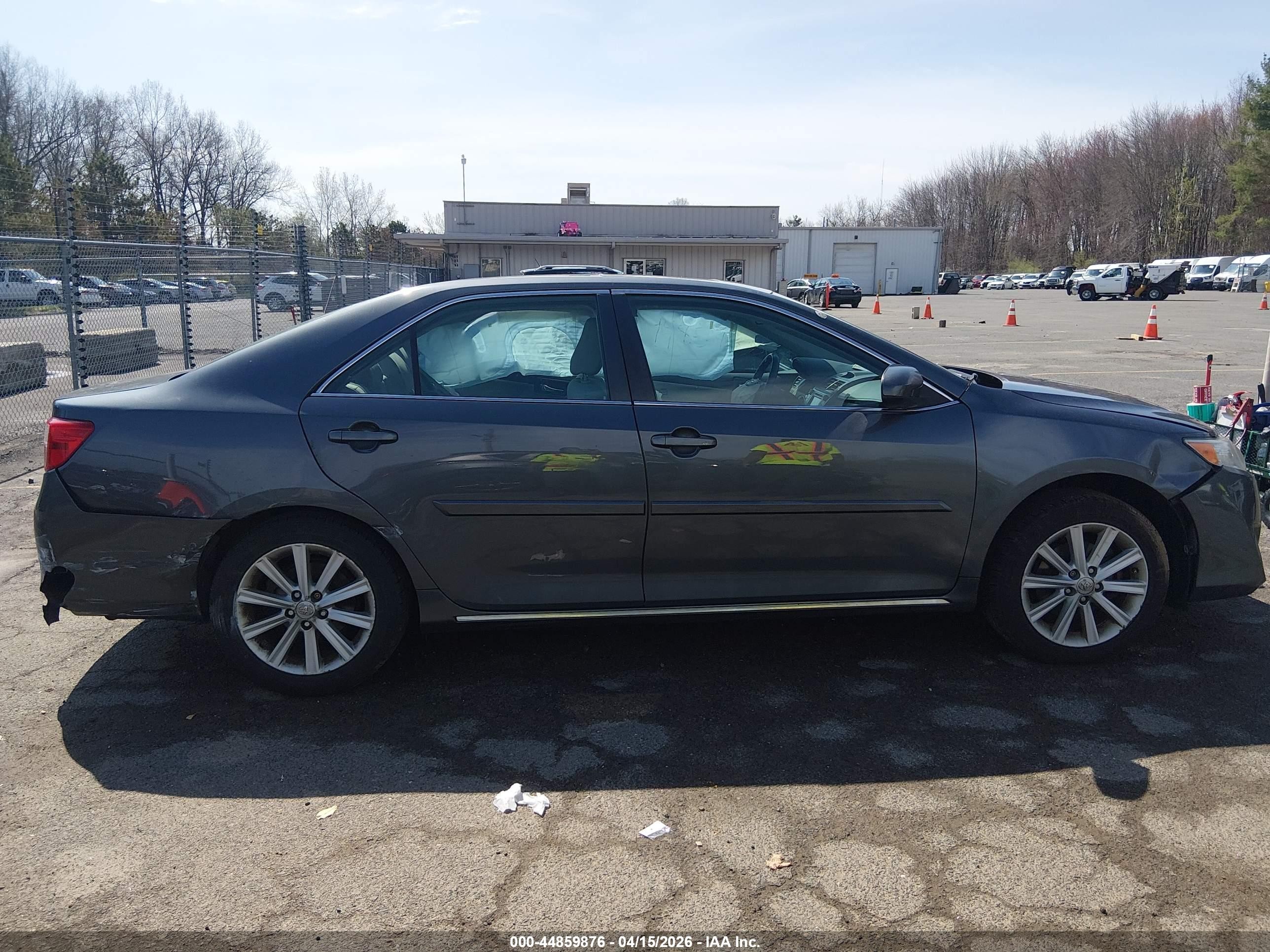 2012 Toyota Camry Xle Gray vin: 4T1BF1FK6CU635495