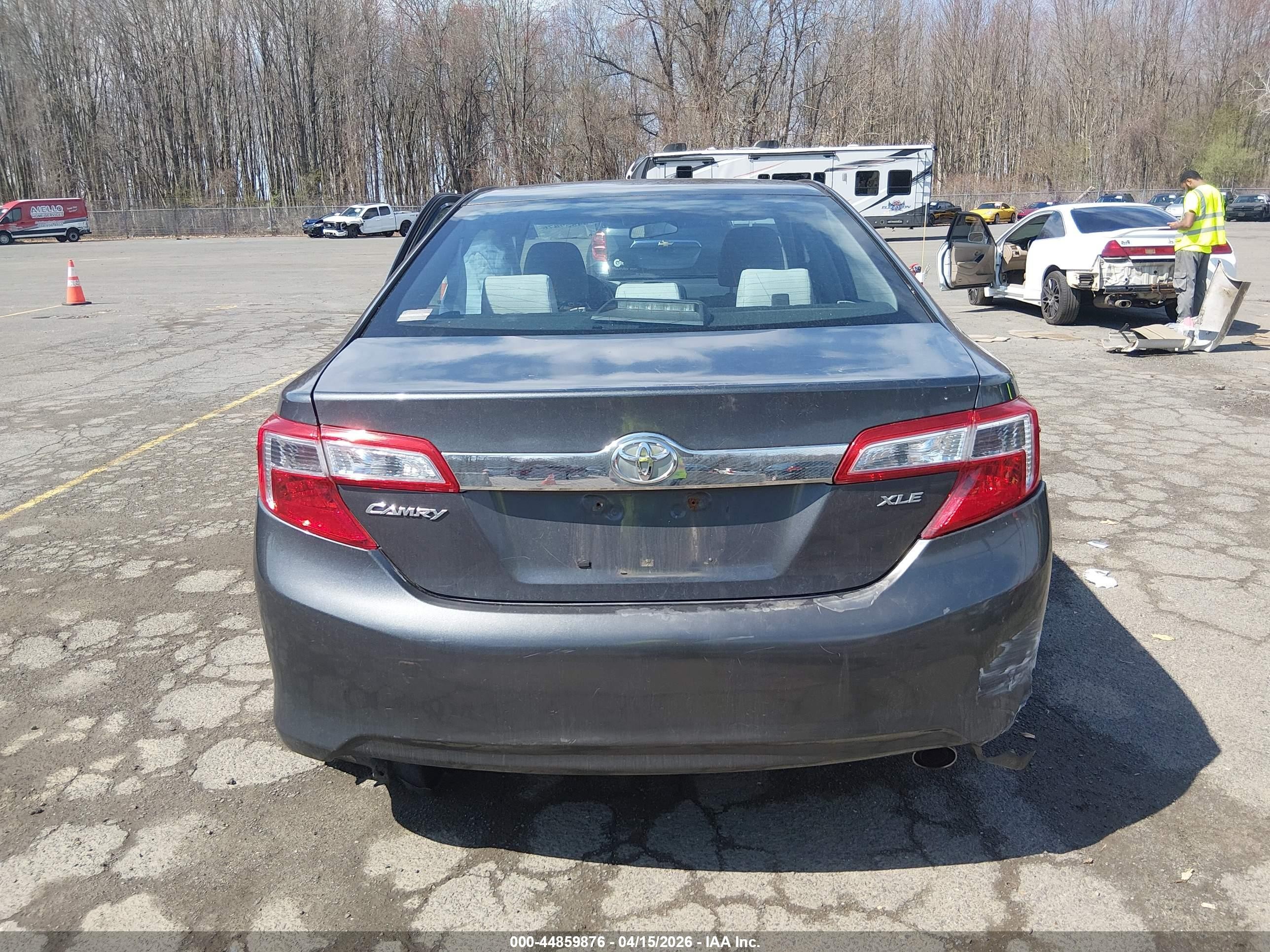 2012 Toyota Camry Xle Gray vin: 4T1BF1FK6CU635495