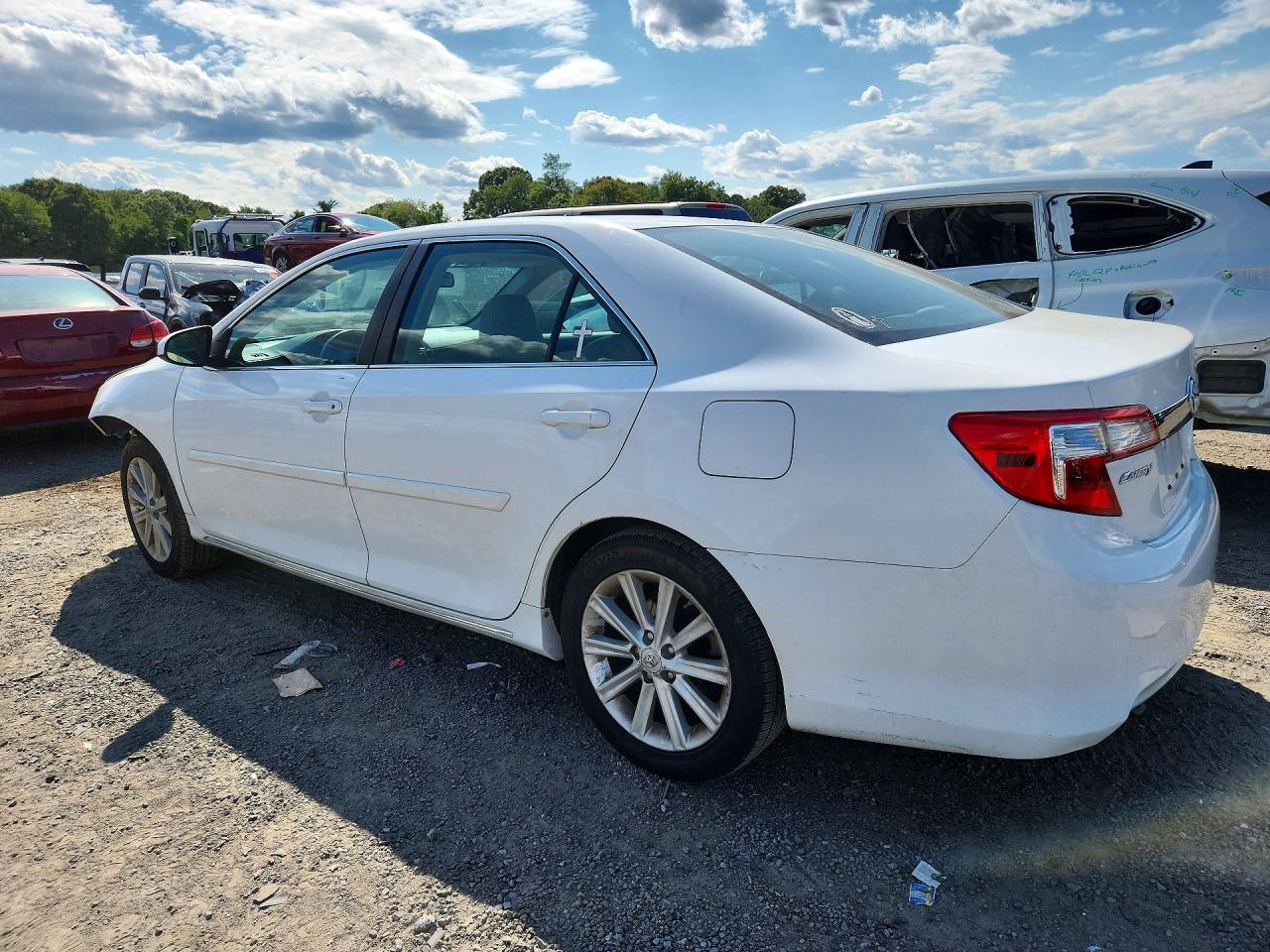 2012 Toyota Camry Xle Белый vin: 4T1BF1FK6CU636453