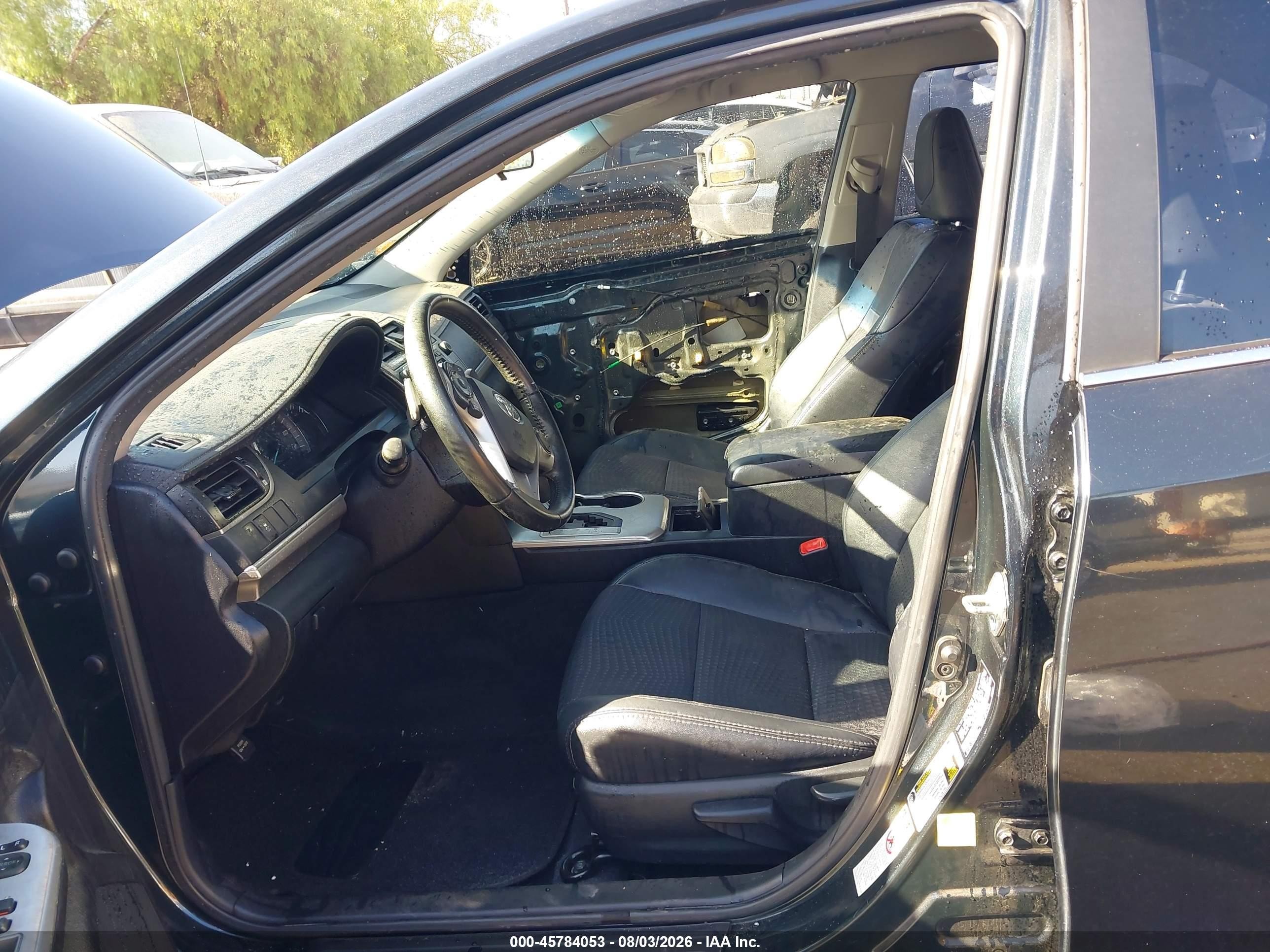 2013 Toyota Camry Se Gray vin: 4T1BF1FK6DU212322