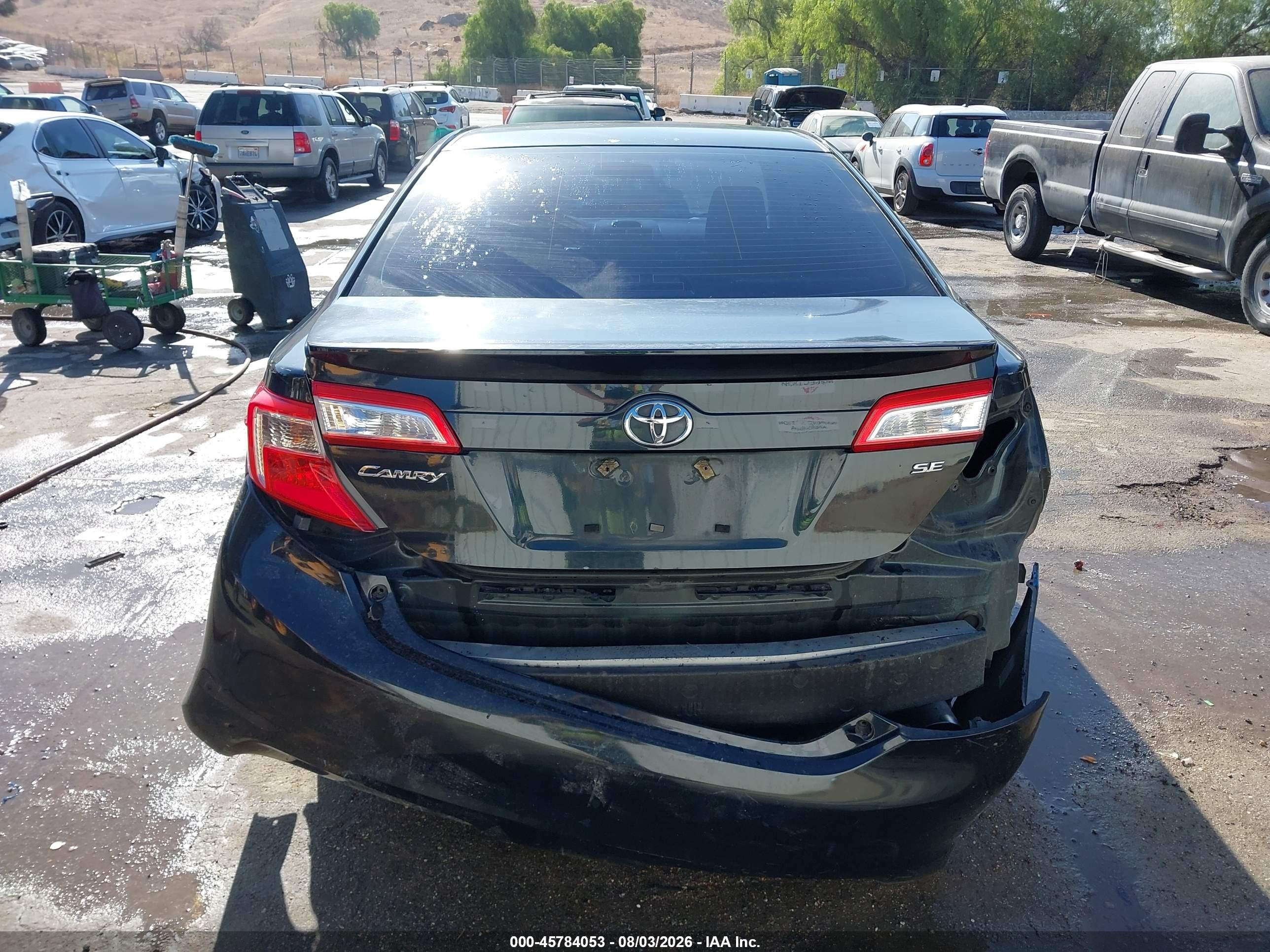 2013 Toyota Camry Se Gray vin: 4T1BF1FK6DU212322