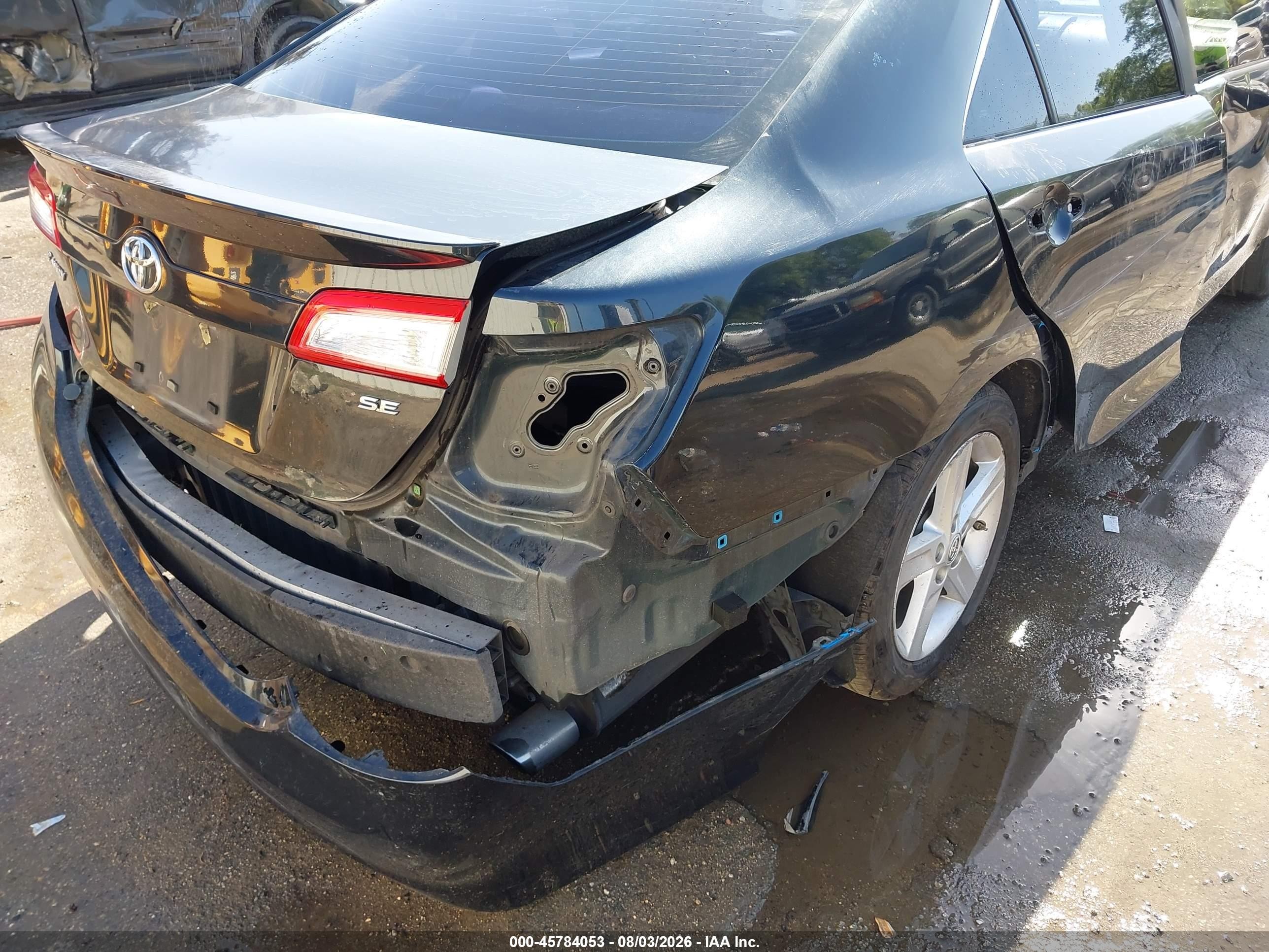 2013 Toyota Camry Se Gray vin: 4T1BF1FK6DU212322