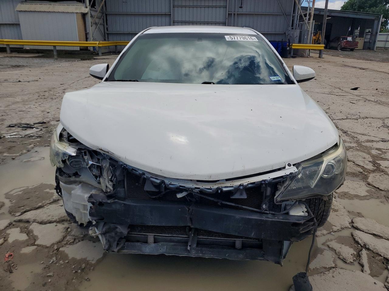 2013 Toyota Camry White vin: 4T1BF1FK6DU225331