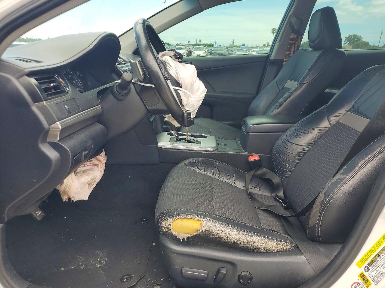 2013 Toyota Camry White vin: 4T1BF1FK6DU225331
