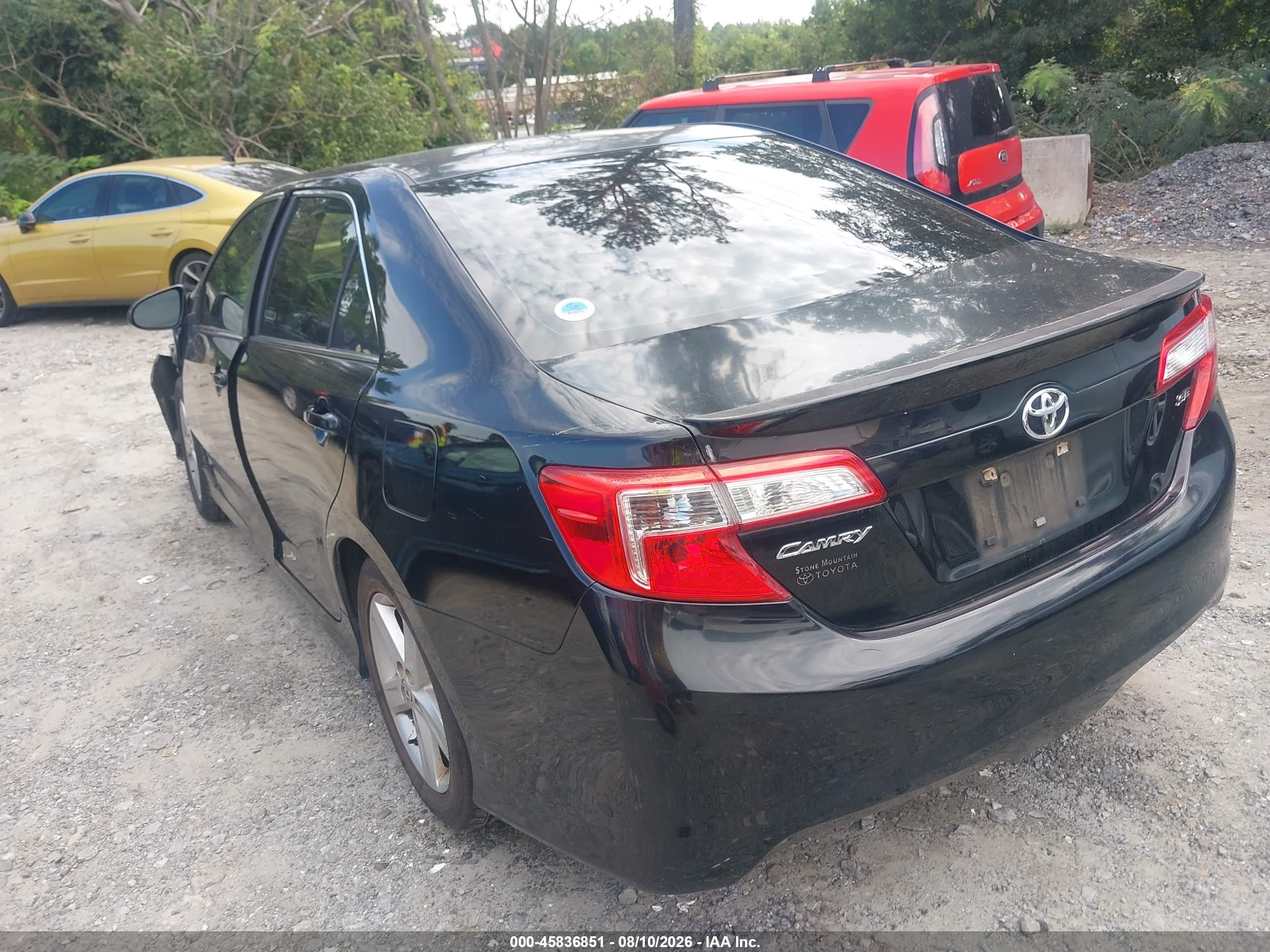 2013 Toyota Camry Se Black vin: 4T1BF1FK6DU227127