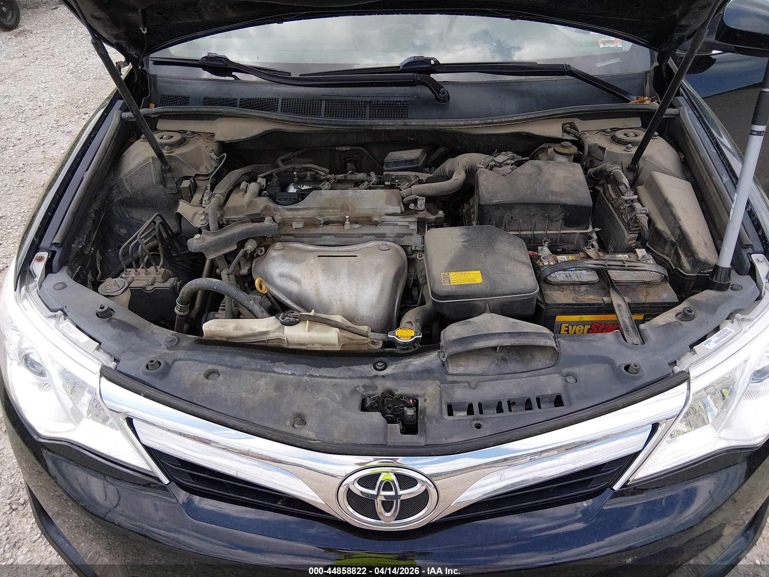 2013 Toyota Camry Le Black vin: 4T1BF1FK6DU228973