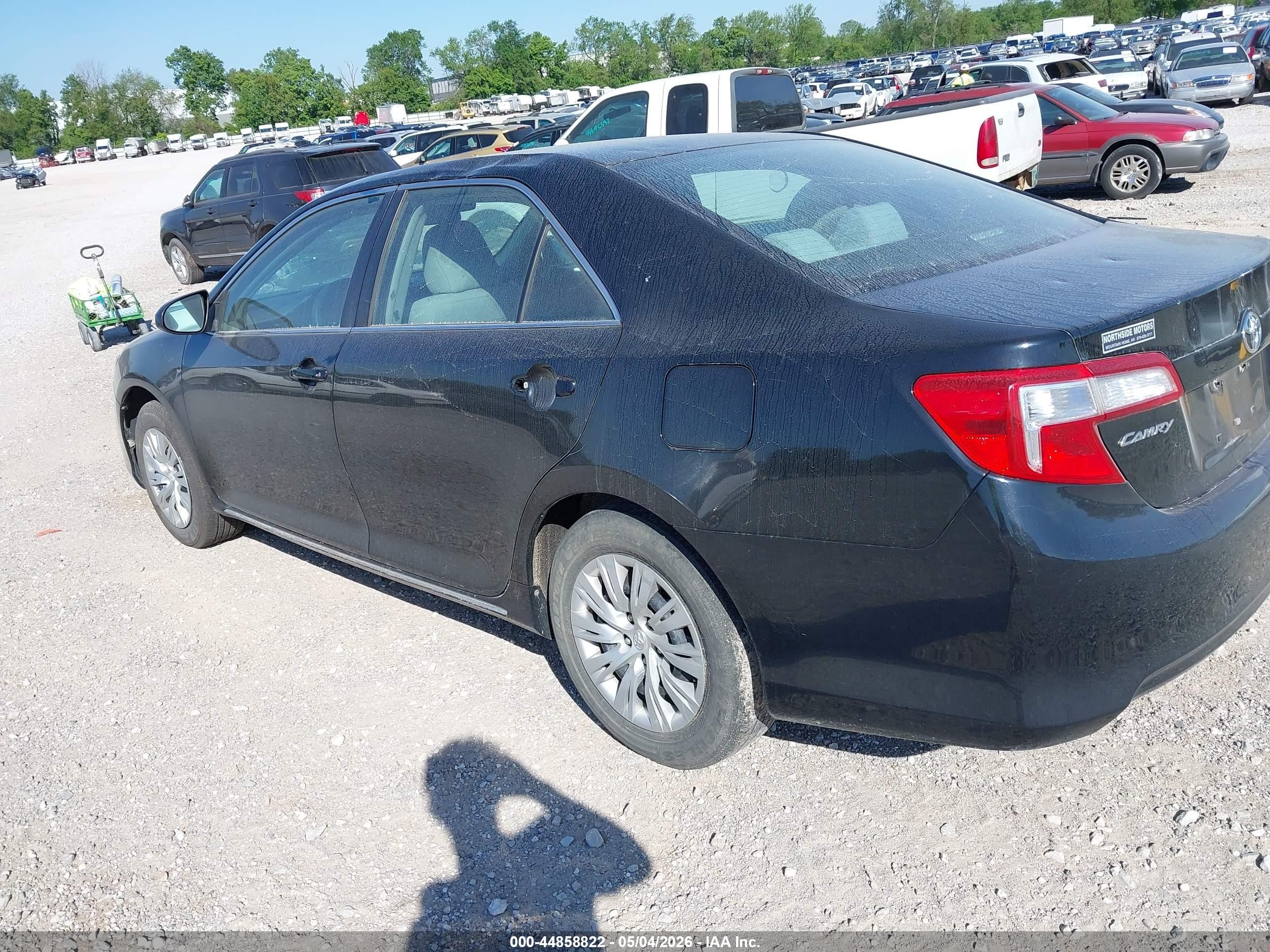 2013 Toyota Camry Le Black vin: 4T1BF1FK6DU228973