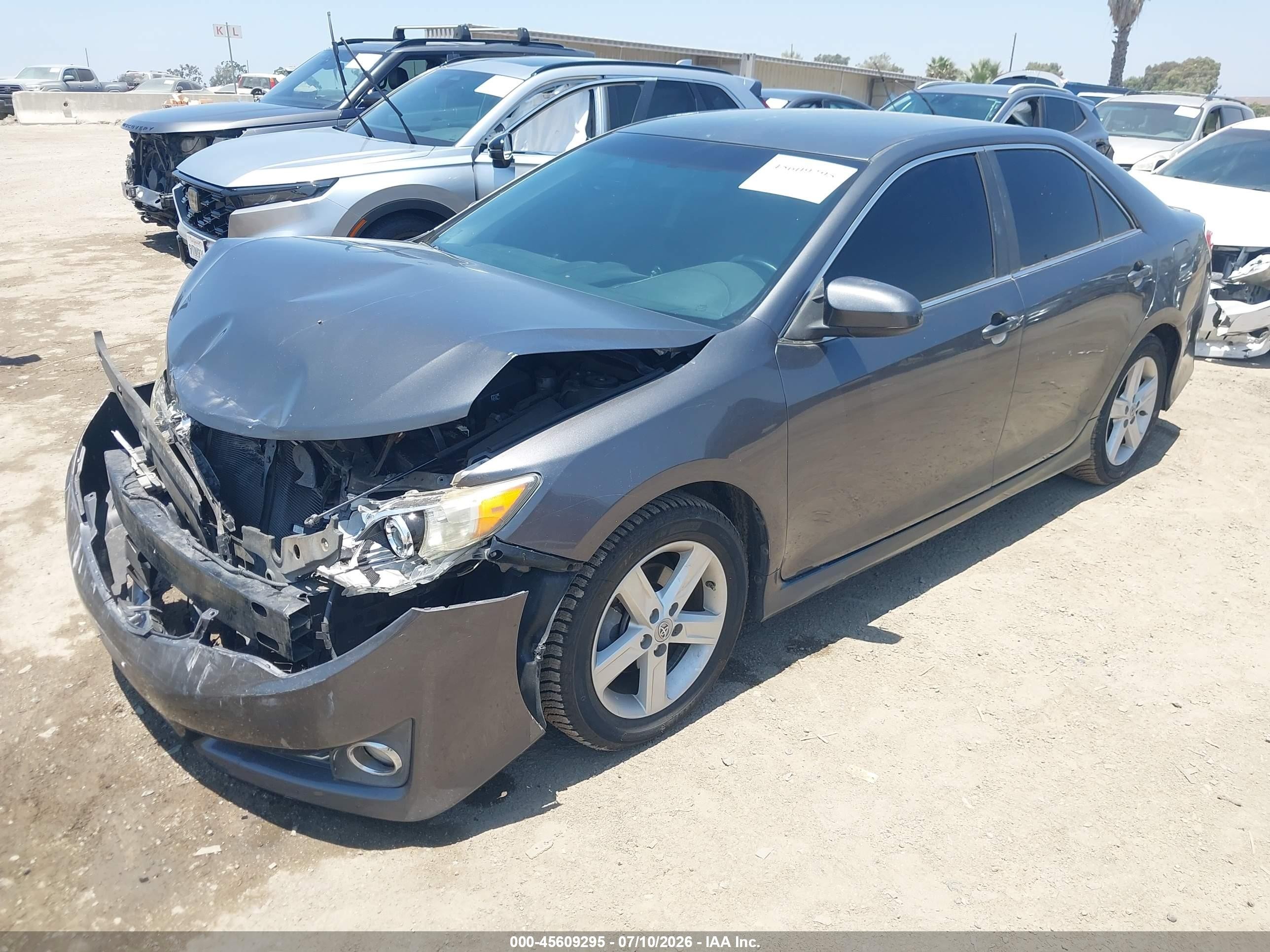 2013 Toyota Camry Se Gray vin: 4T1BF1FK6DU234577