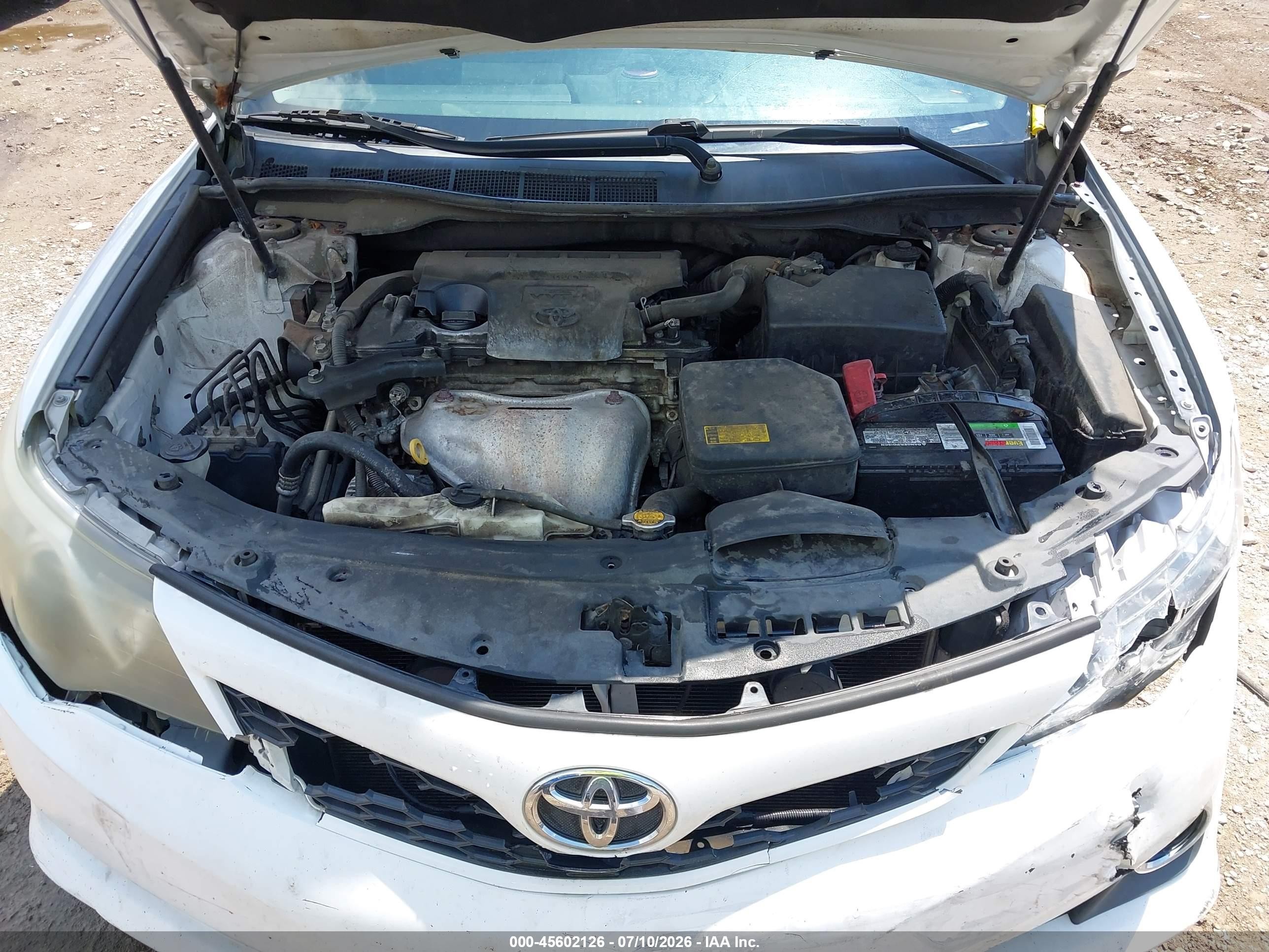 2013 Toyota Camry Se White vin: 4T1BF1FK6DU238872