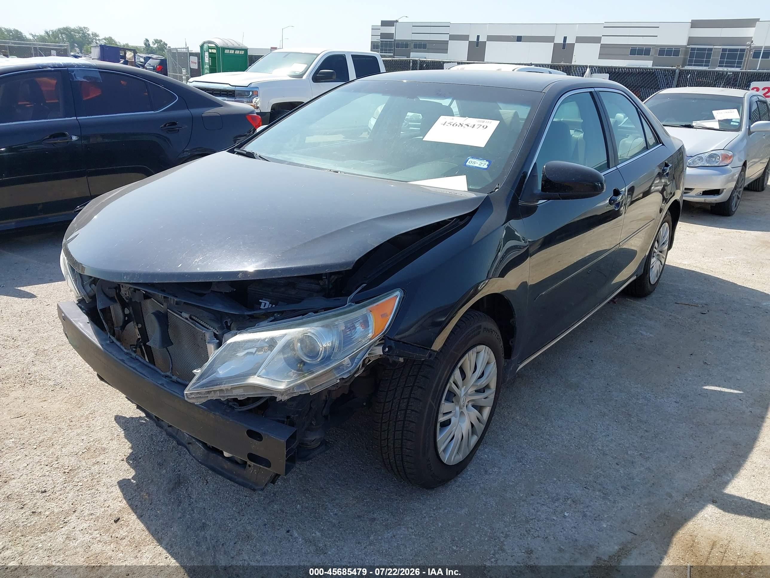 2013 Toyota Camry Le Черный vin: 4T1BF1FK6DU242405