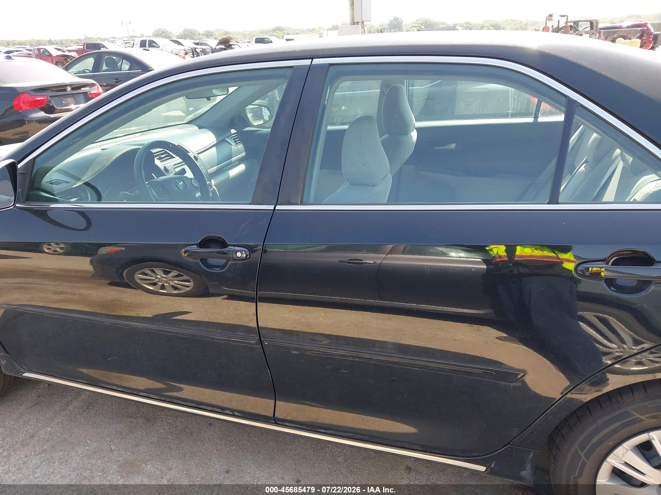 2013 Toyota Camry Le Черный vin: 4T1BF1FK6DU242405