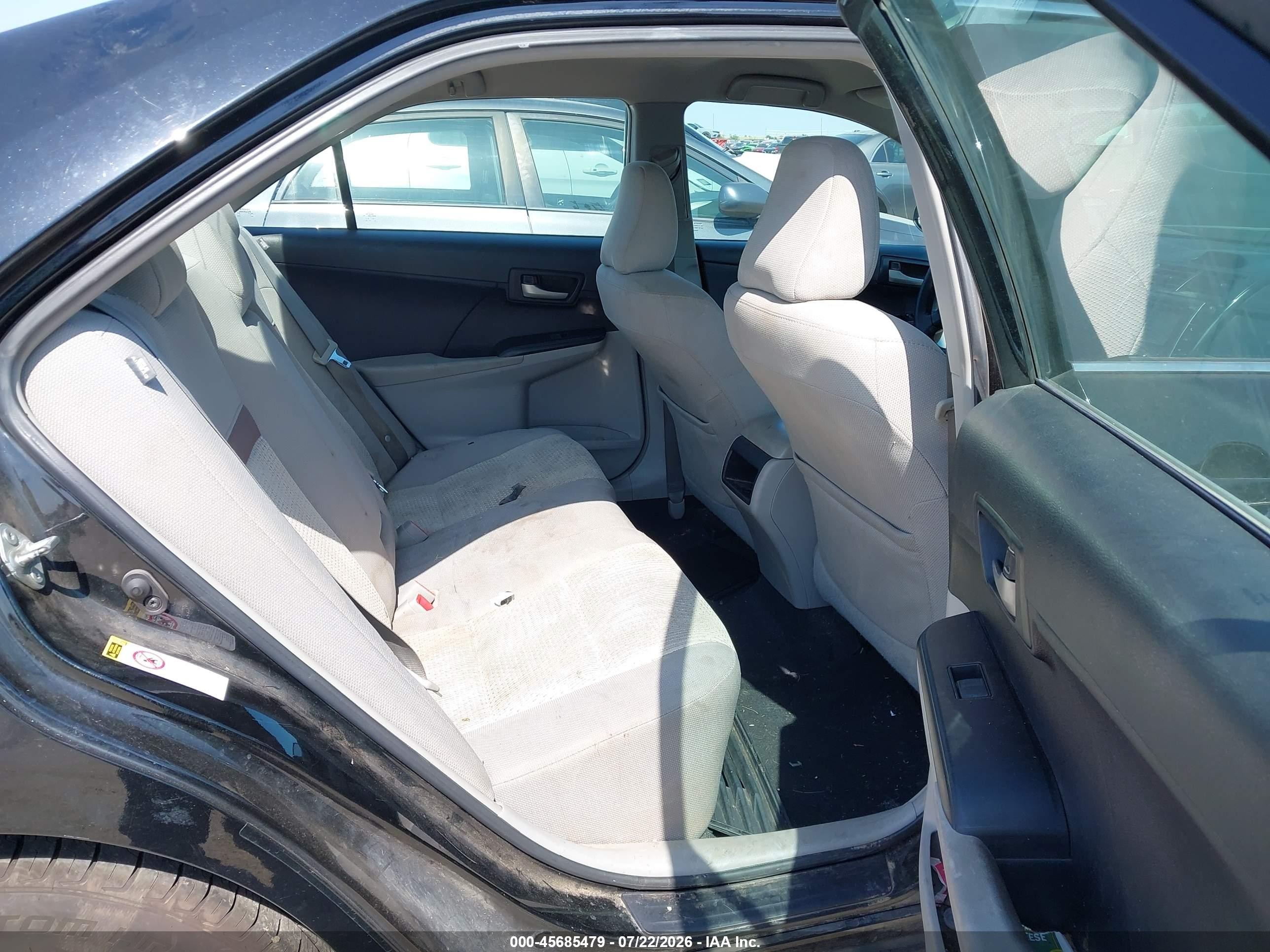 2013 Toyota Camry Le Черный vin: 4T1BF1FK6DU242405