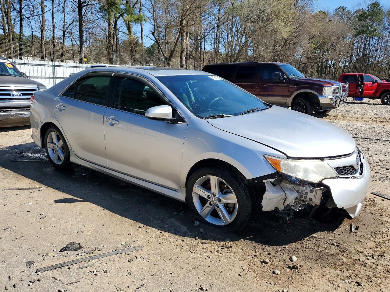 2013 Toyota Camry Se Серебряный vin: 4T1BF1FK6DU247278