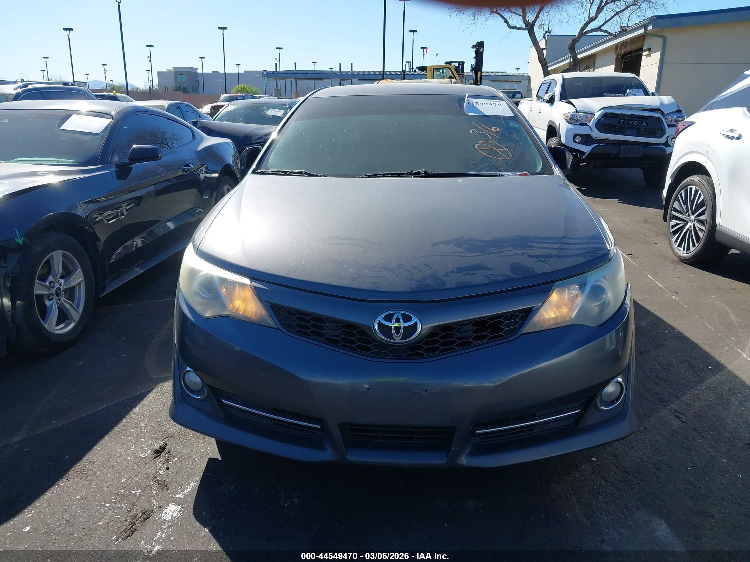 2013 Toyota Camry Se Gray vin: 4T1BF1FK6DU249905
