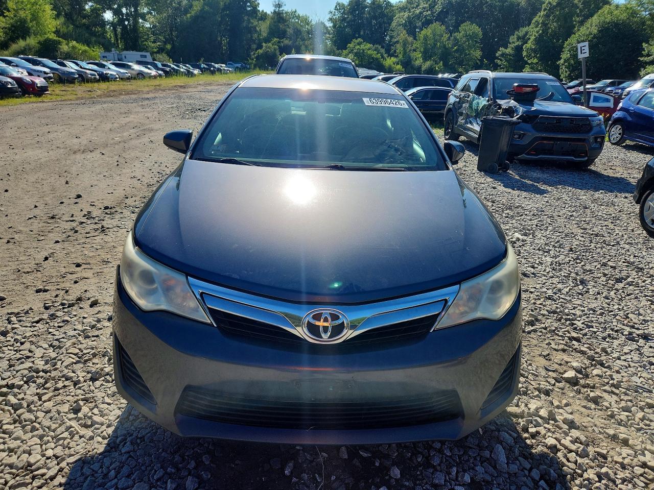 2013 Toyota Camry Le Серый vin: 4T1BF1FK6DU265473