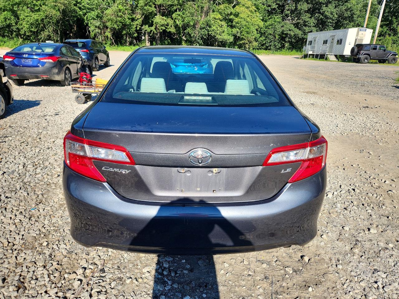 2013 Toyota Camry Le Серый vin: 4T1BF1FK6DU265473
