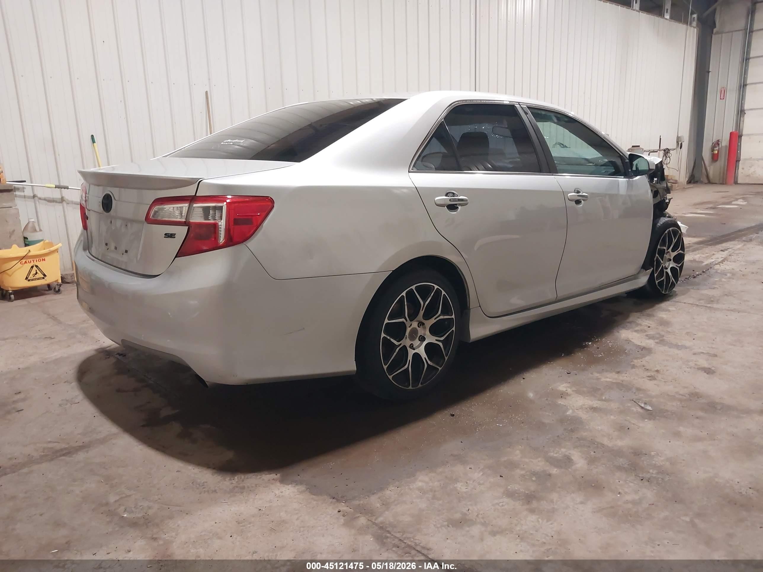 2013 Toyota Camry Se Silver vin: 4T1BF1FK6DU270690