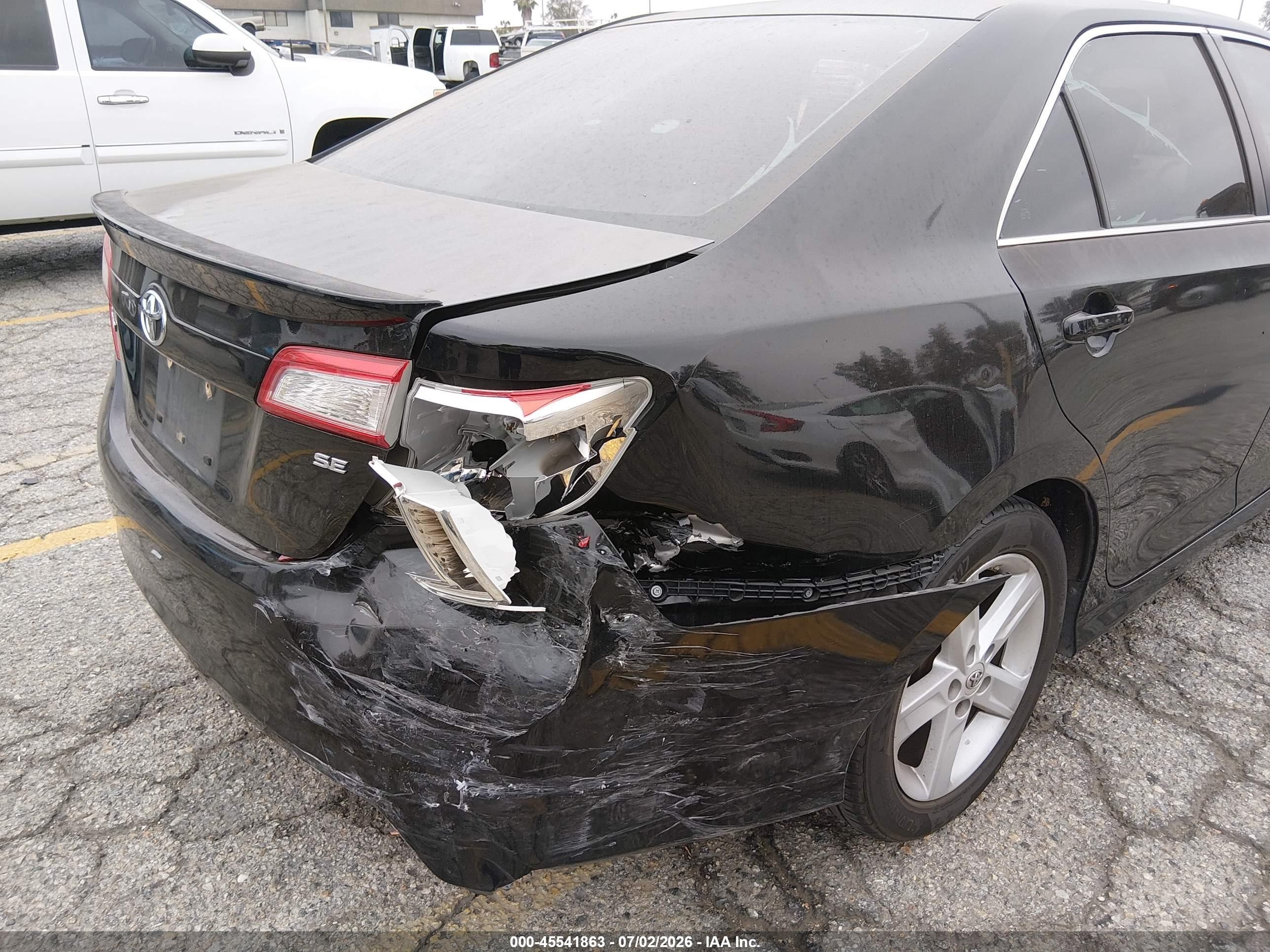 2013 Toyota Camry Se Черный vin: 4T1BF1FK6DU272245