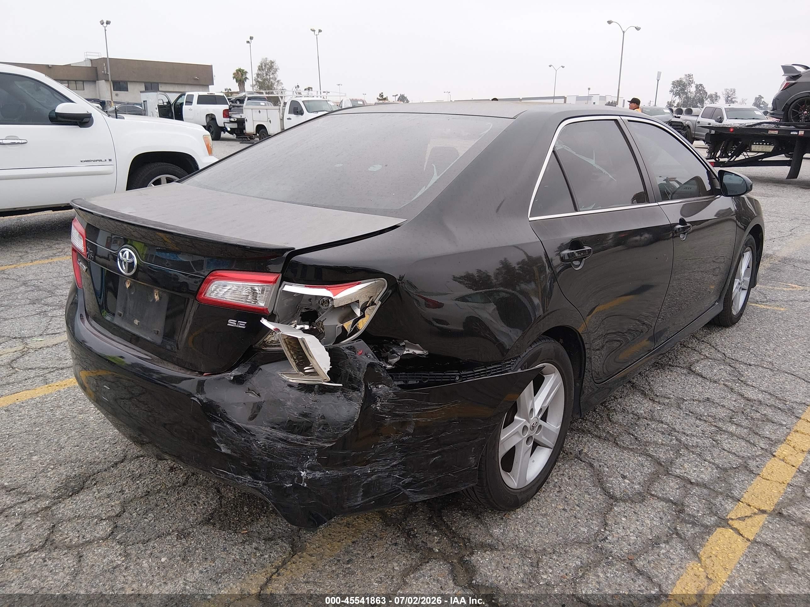 2013 Toyota Camry Se Черный vin: 4T1BF1FK6DU272245