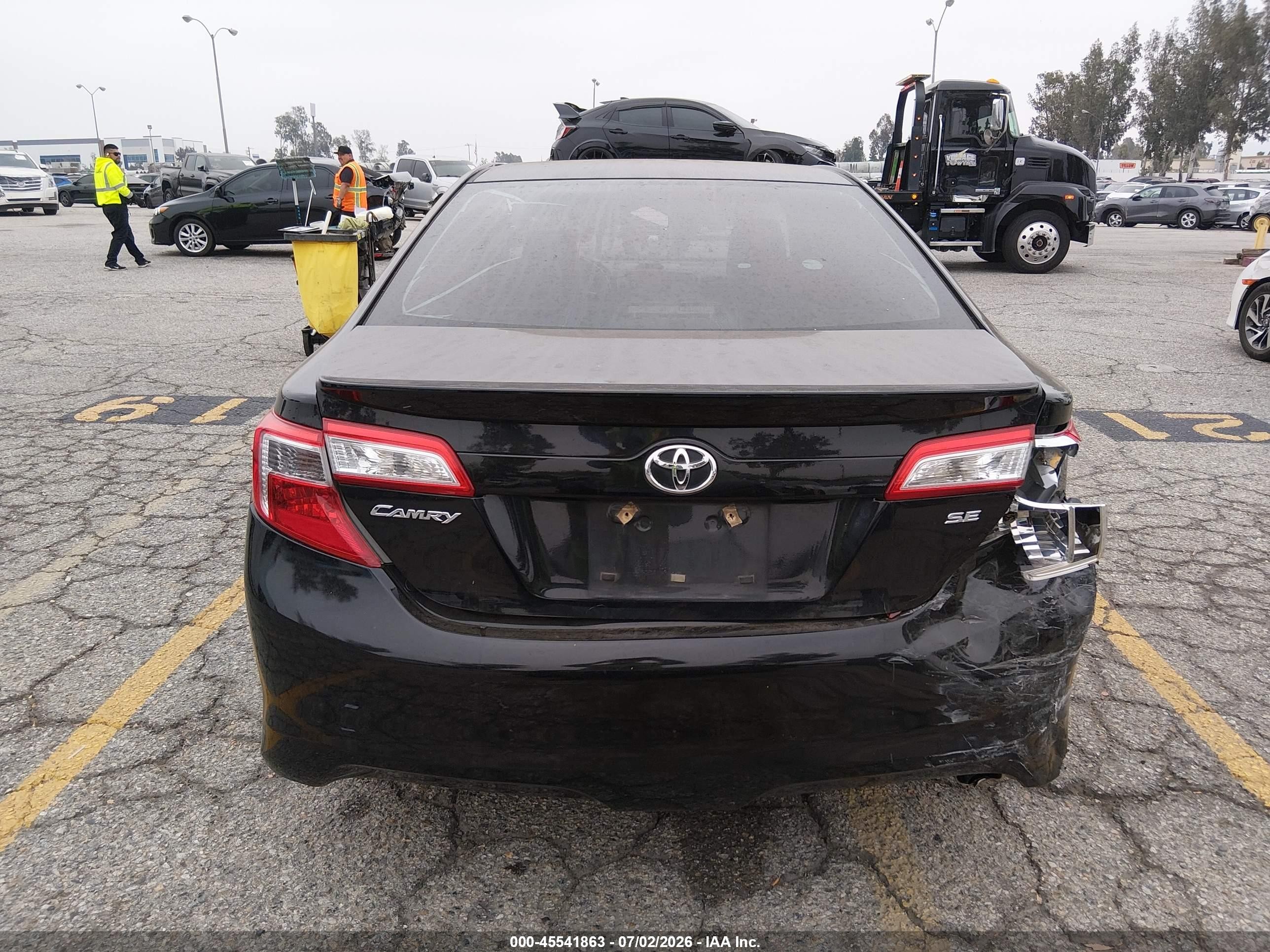 2013 Toyota Camry Se Черный vin: 4T1BF1FK6DU272245