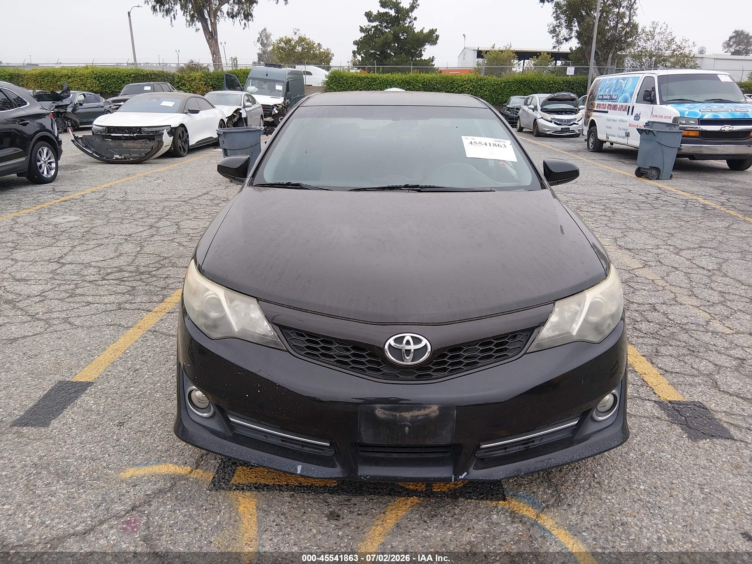 2013 Toyota Camry Se Черный vin: 4T1BF1FK6DU272245