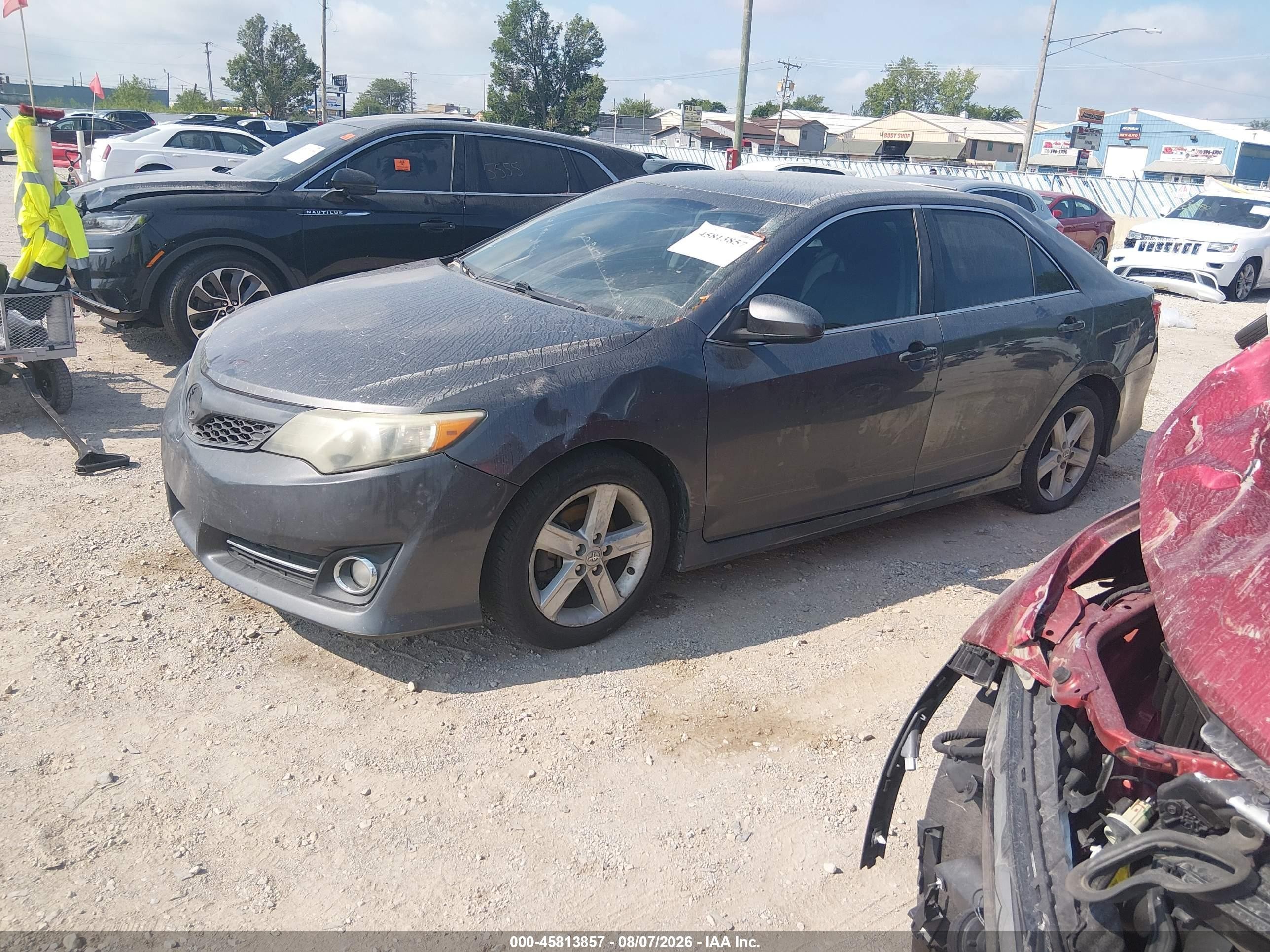 2013 Toyota Camry Se Silver vin: 4T1BF1FK6DU273072