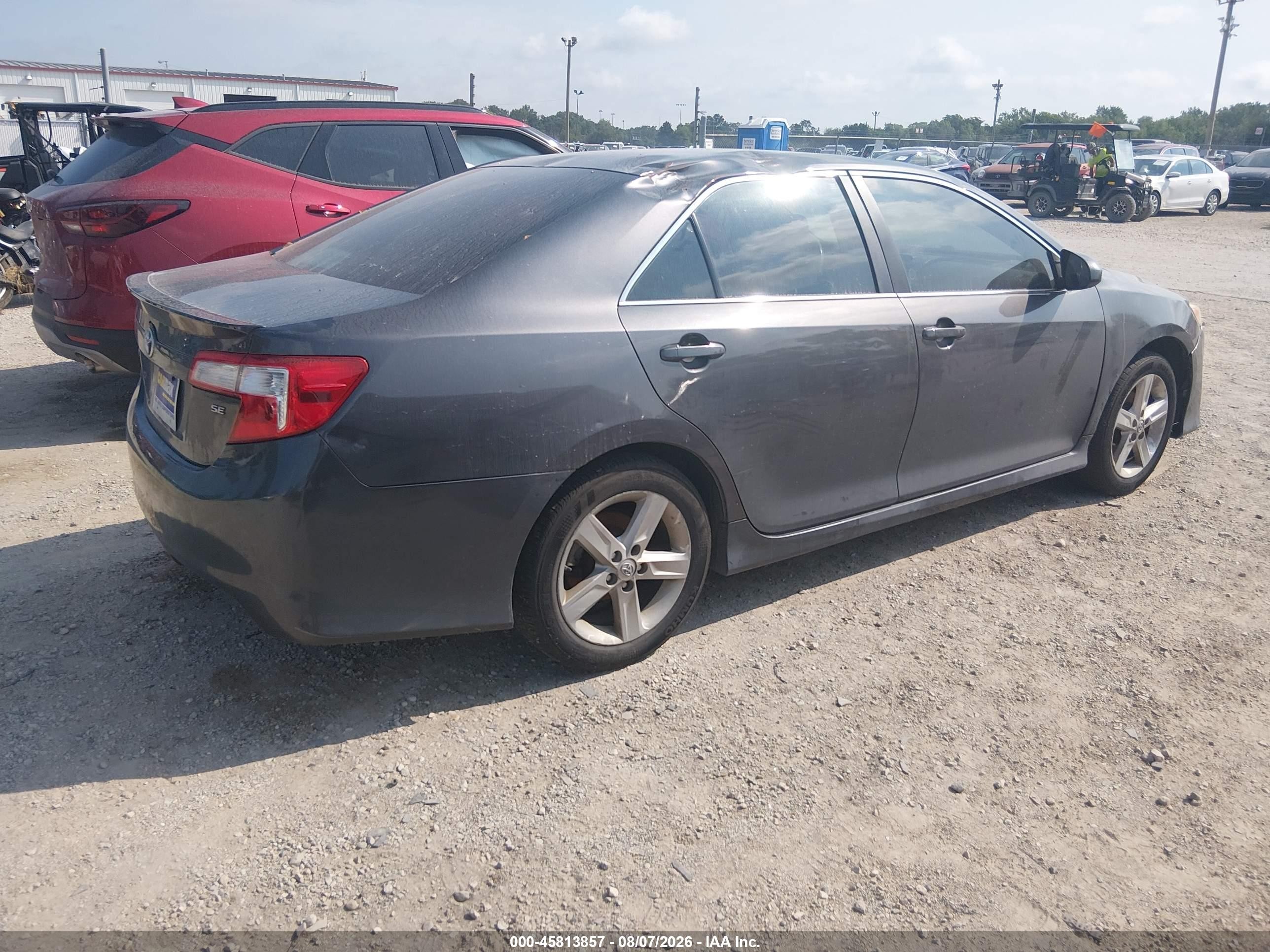 2013 Toyota Camry Se Silver vin: 4T1BF1FK6DU273072