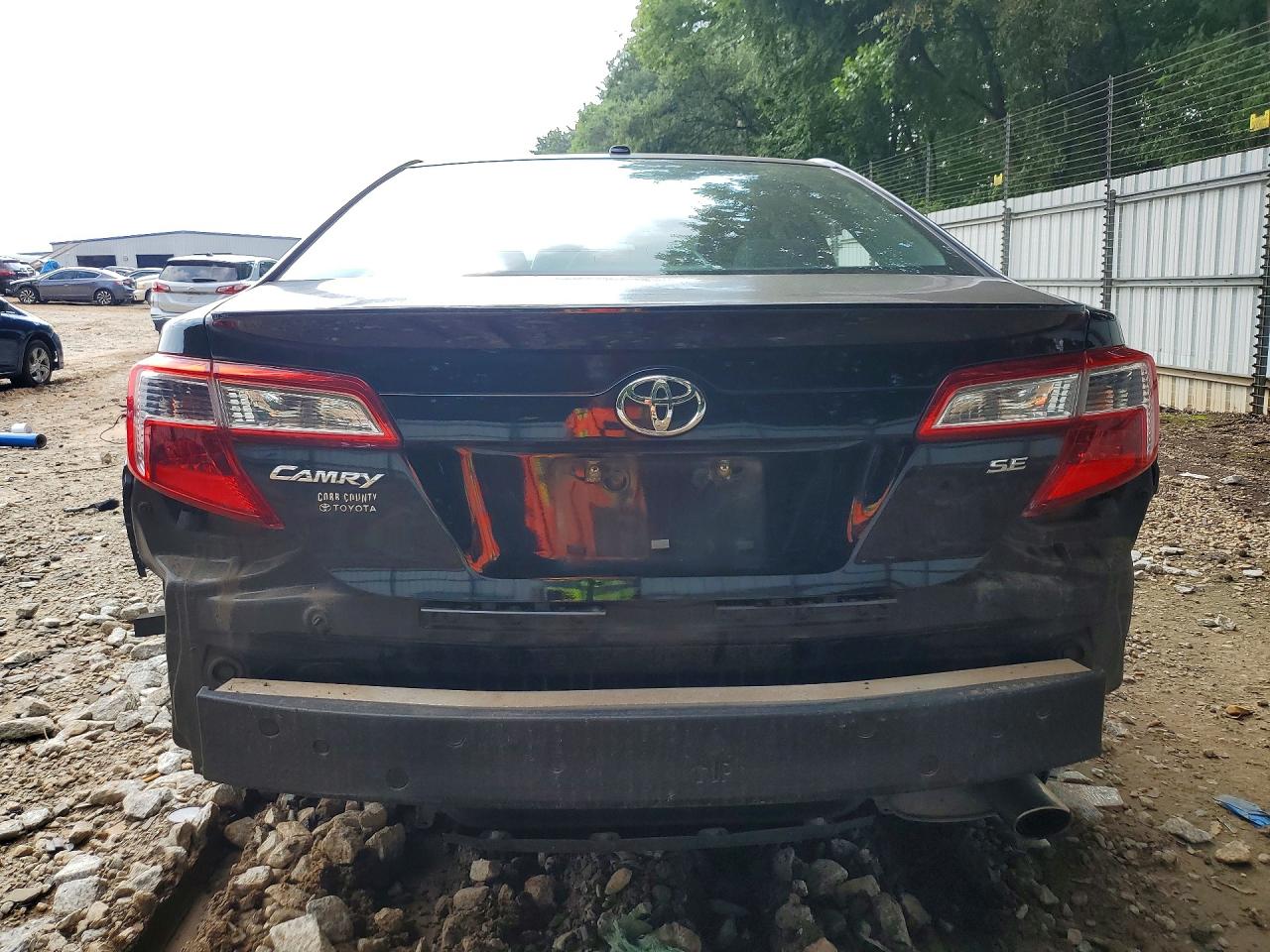 2013 Toyota Camry Se Black vin: 4T1BF1FK6DU283956