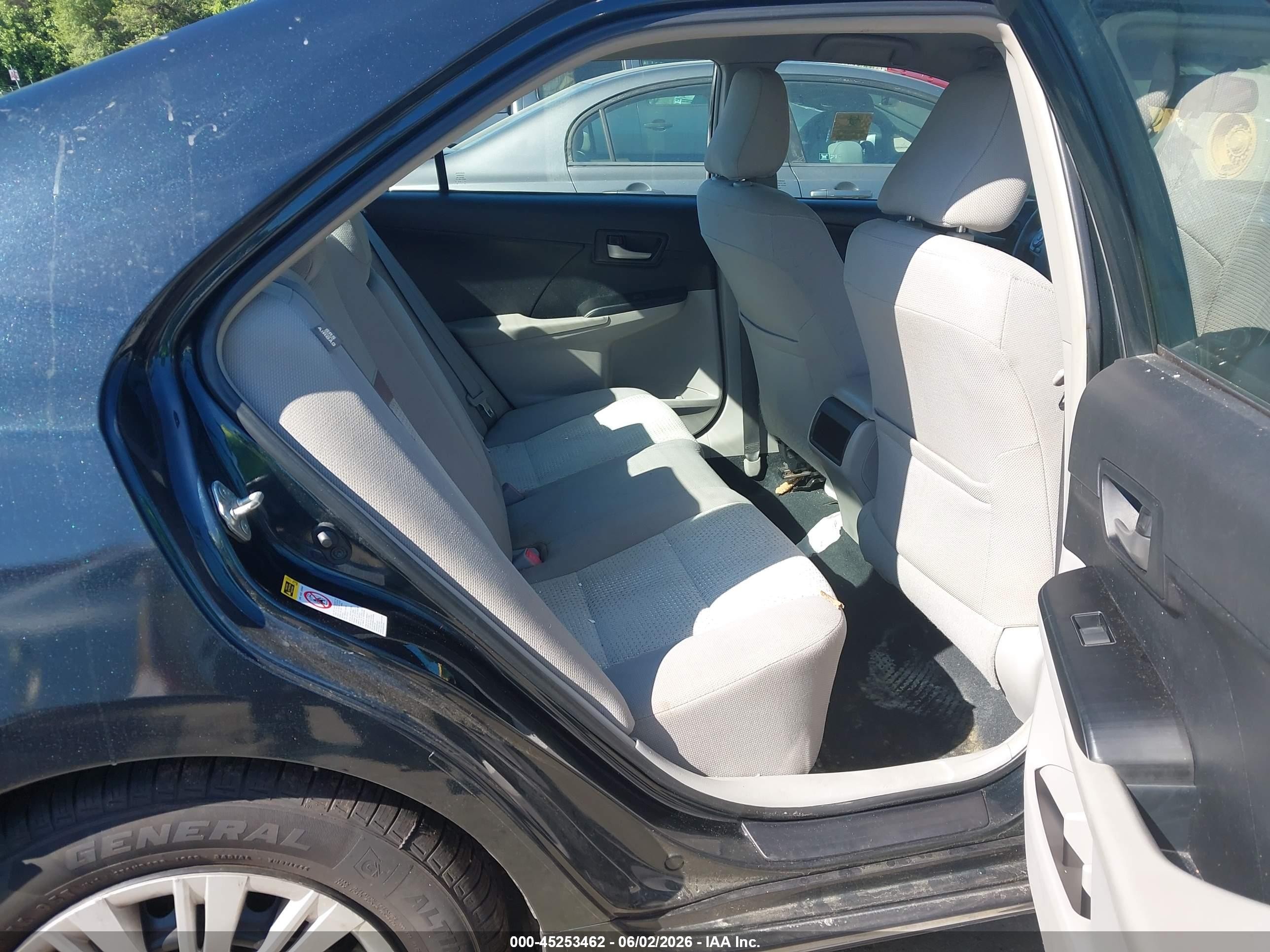 2013 Toyota Camry Le Black vin: 4T1BF1FK6DU286162