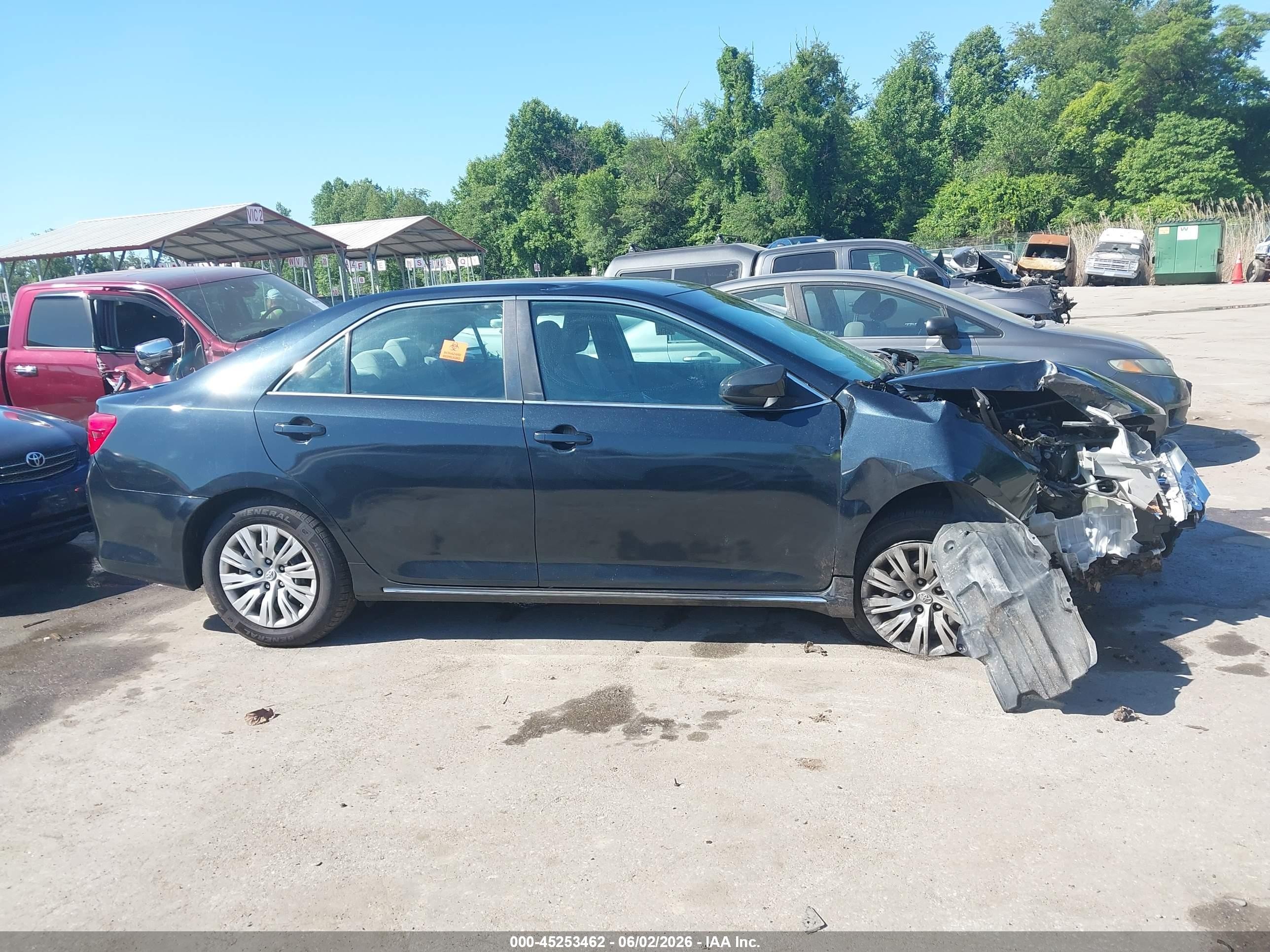2013 Toyota Camry Le Black vin: 4T1BF1FK6DU286162