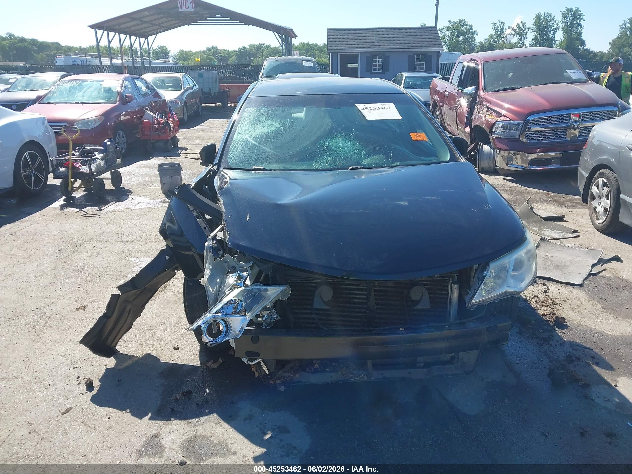 2013 Toyota Camry Le Black vin: 4T1BF1FK6DU286162