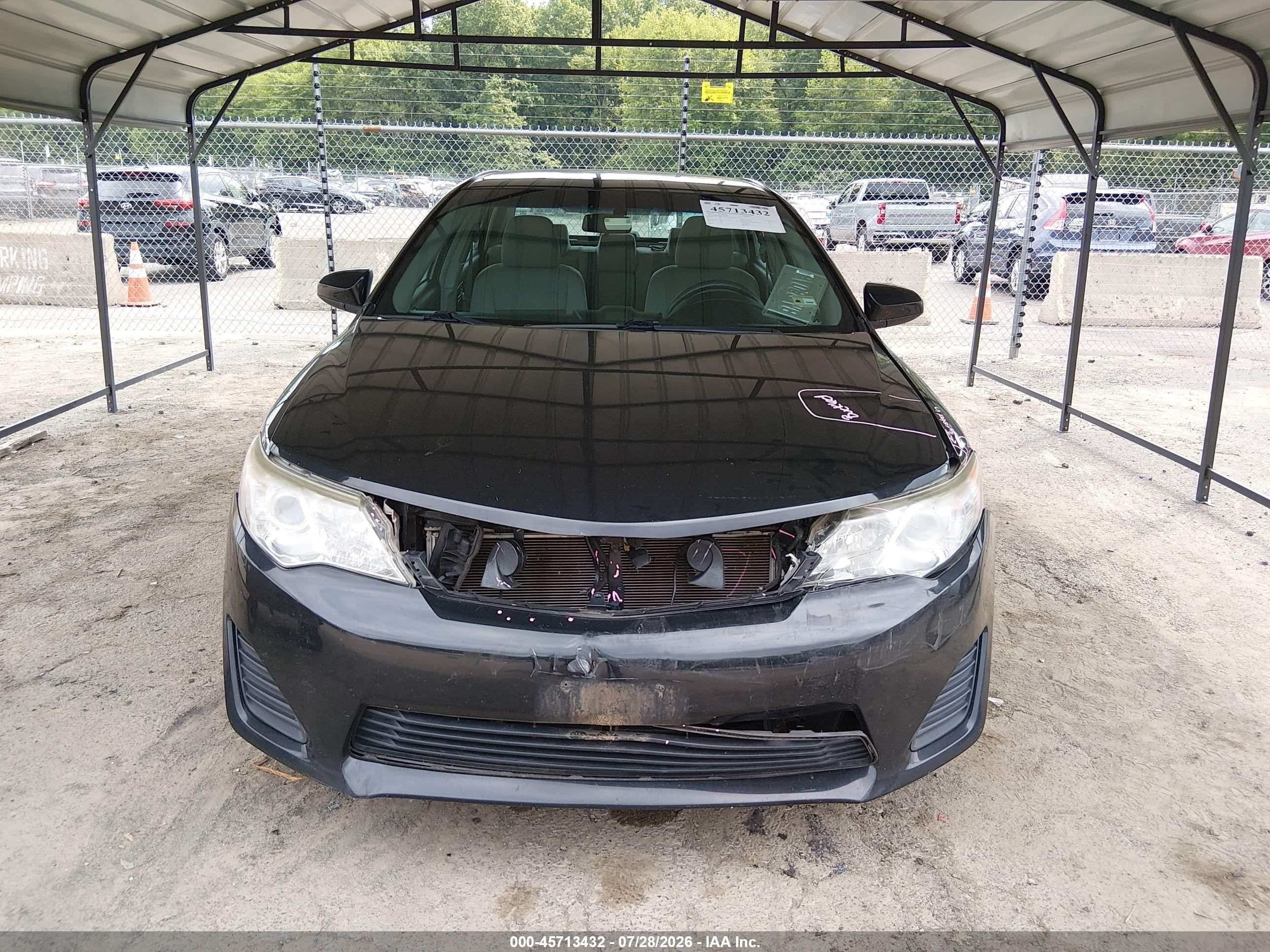 2013 Toyota Camry Le Black vin: 4T1BF1FK6DU296397