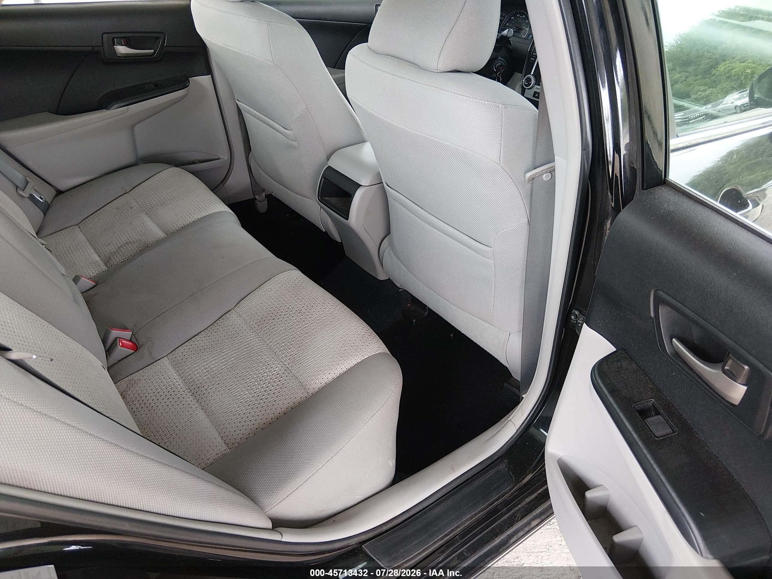 2013 Toyota Camry Le Black vin: 4T1BF1FK6DU296397
