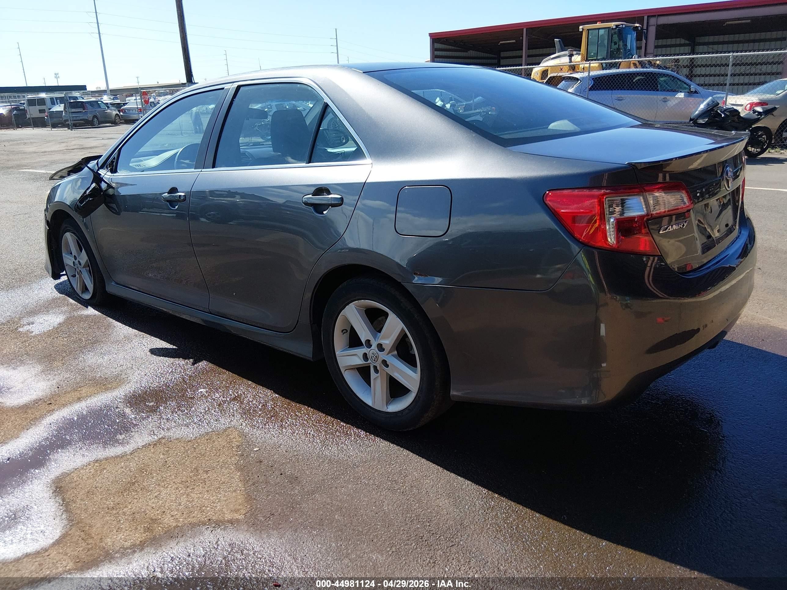 2013 Toyota Camry Se Gray vin: 4T1BF1FK6DU296674