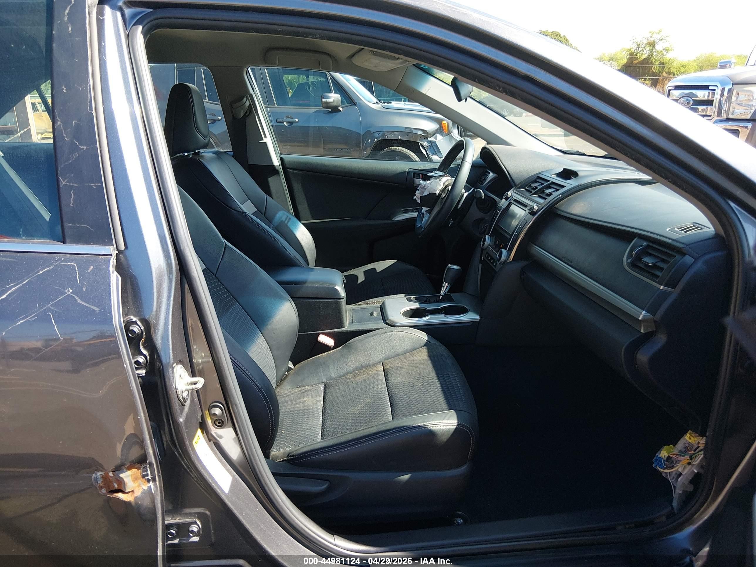 2013 Toyota Camry Se Gray vin: 4T1BF1FK6DU296674