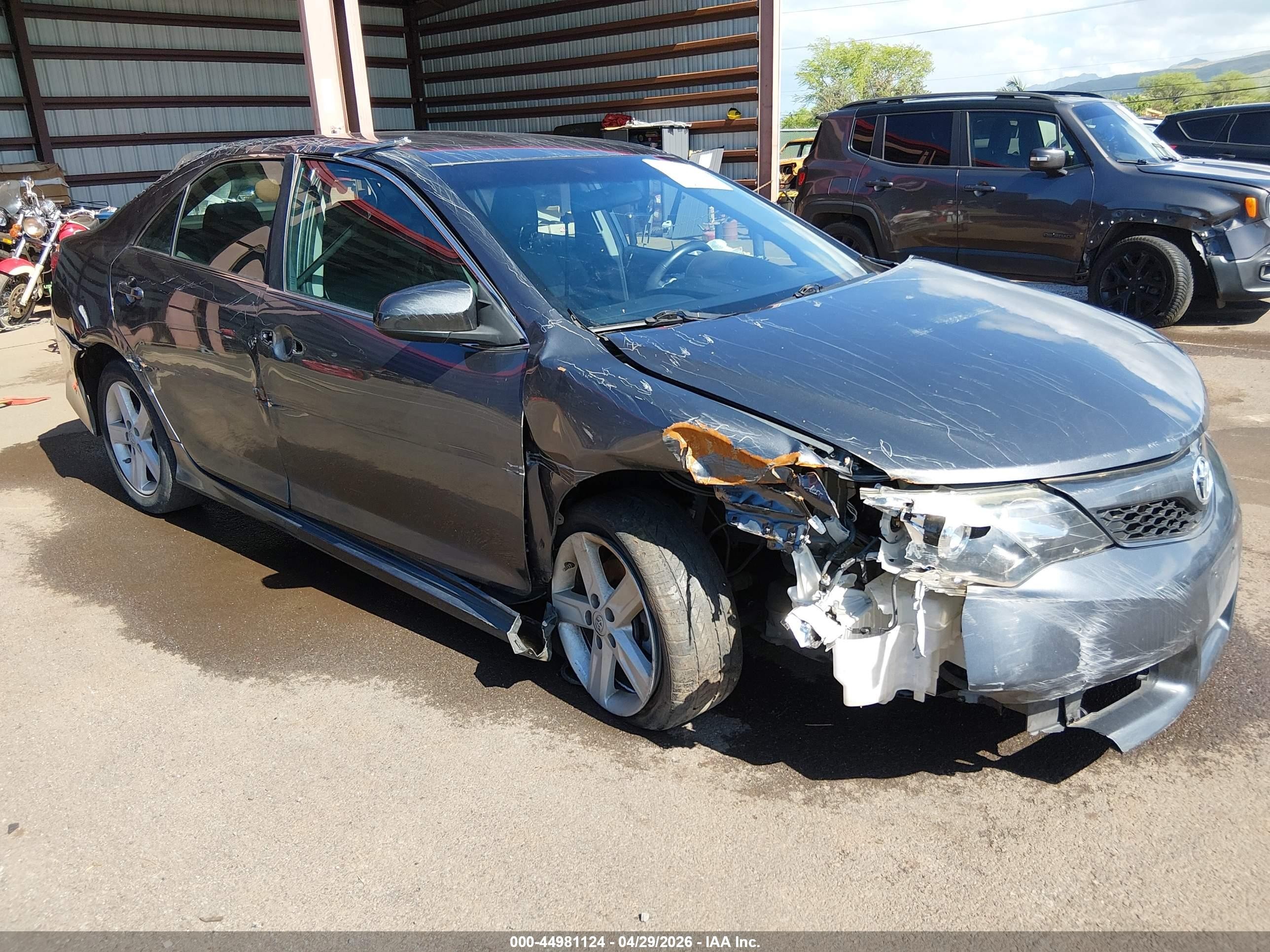 2013 Toyota Camry Se Gray vin: 4T1BF1FK6DU296674