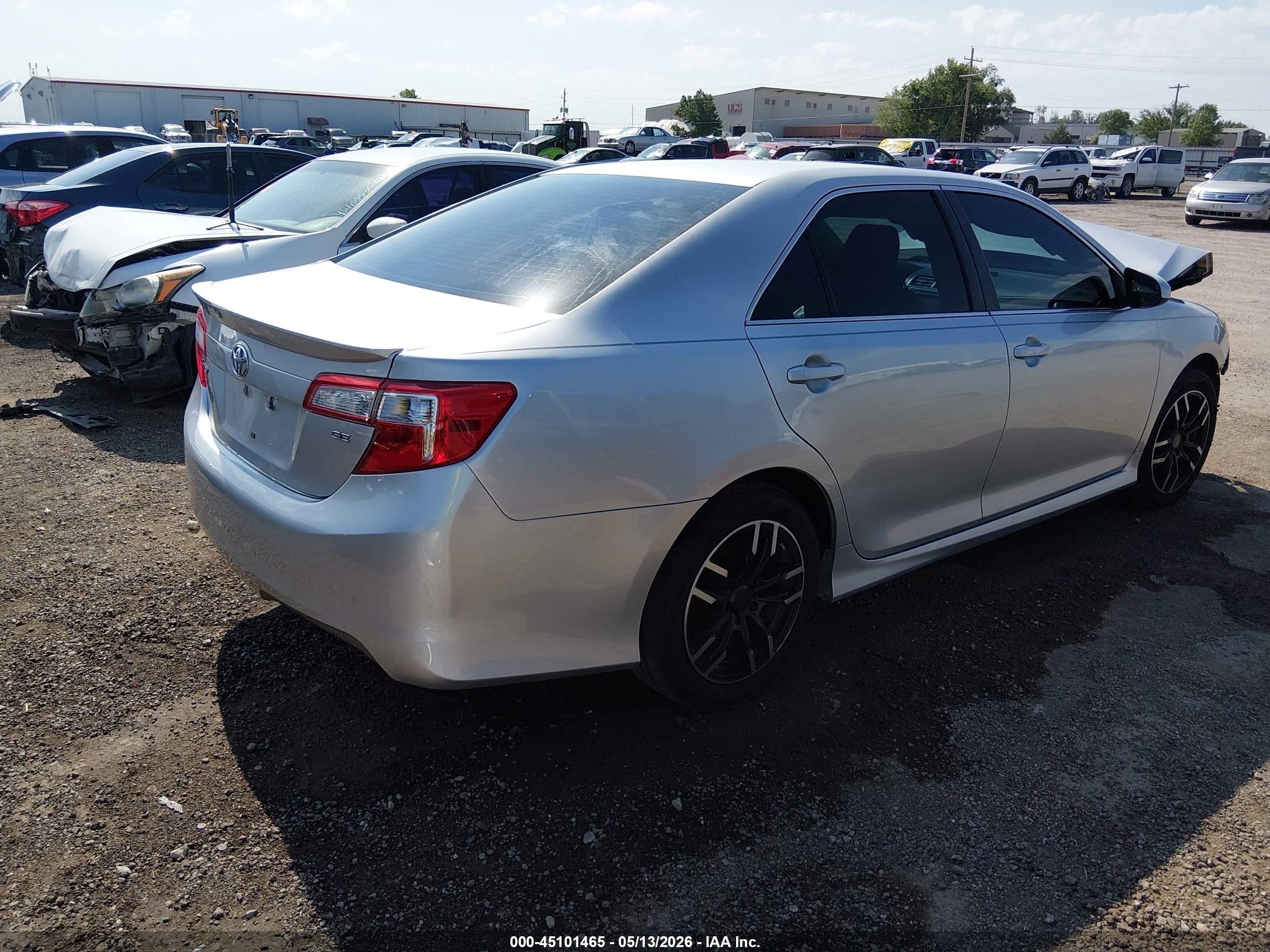 2013 Toyota Camry Se Silver vin: 4T1BF1FK6DU637300