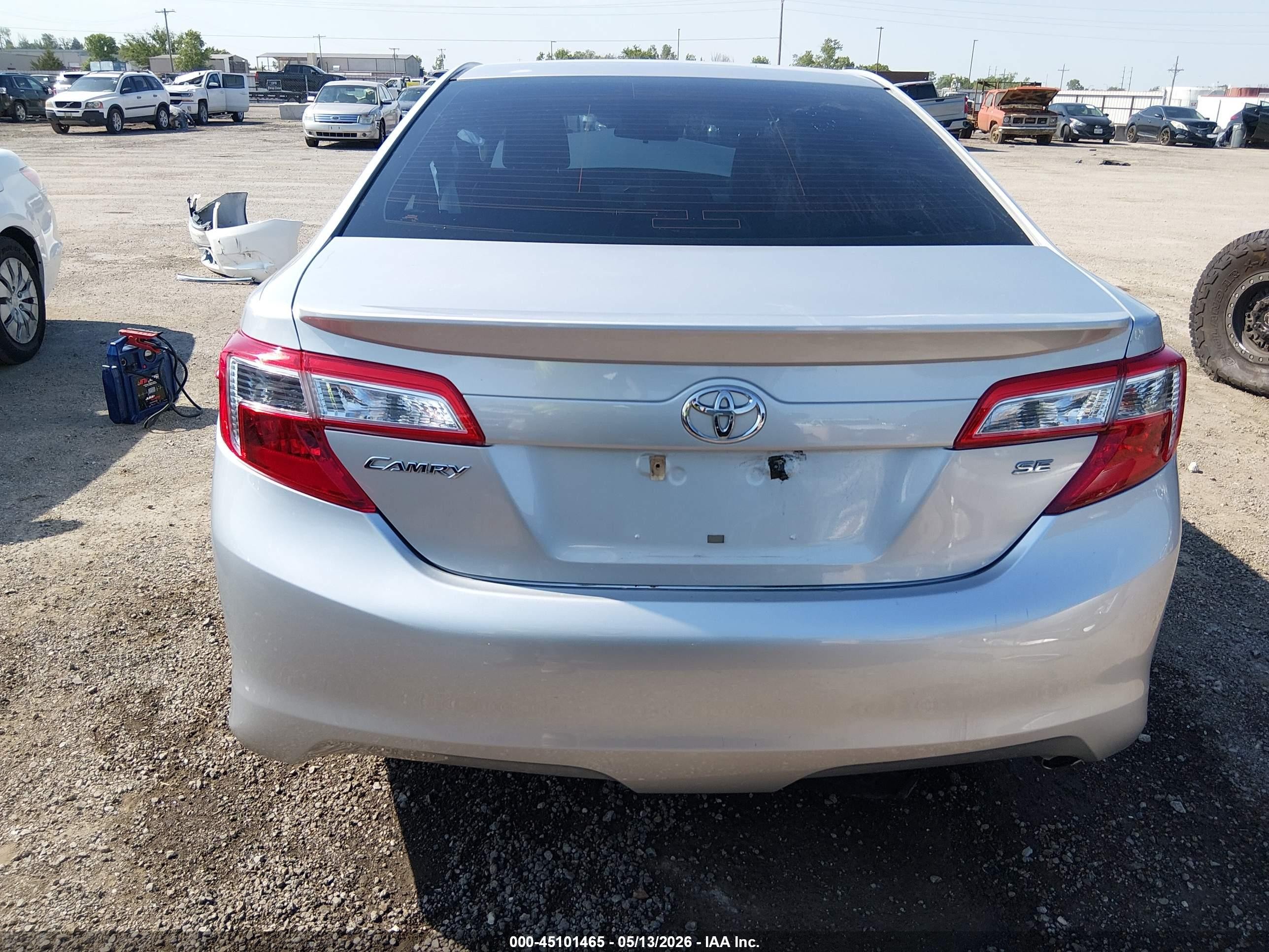 2013 Toyota Camry Se Silver vin: 4T1BF1FK6DU637300