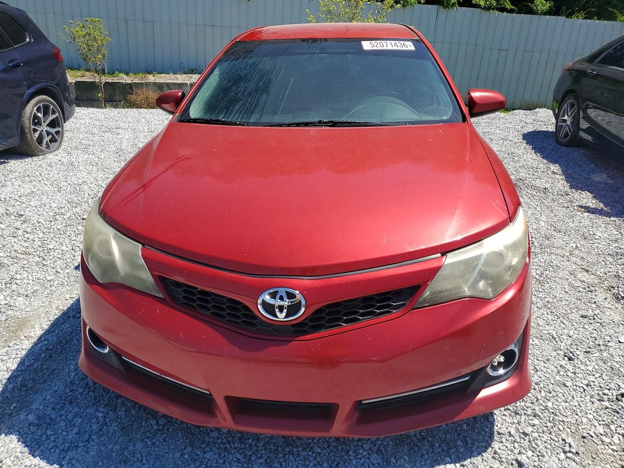 2013 Toyota Camry Se Red vin: 4T1BF1FK6DU641802